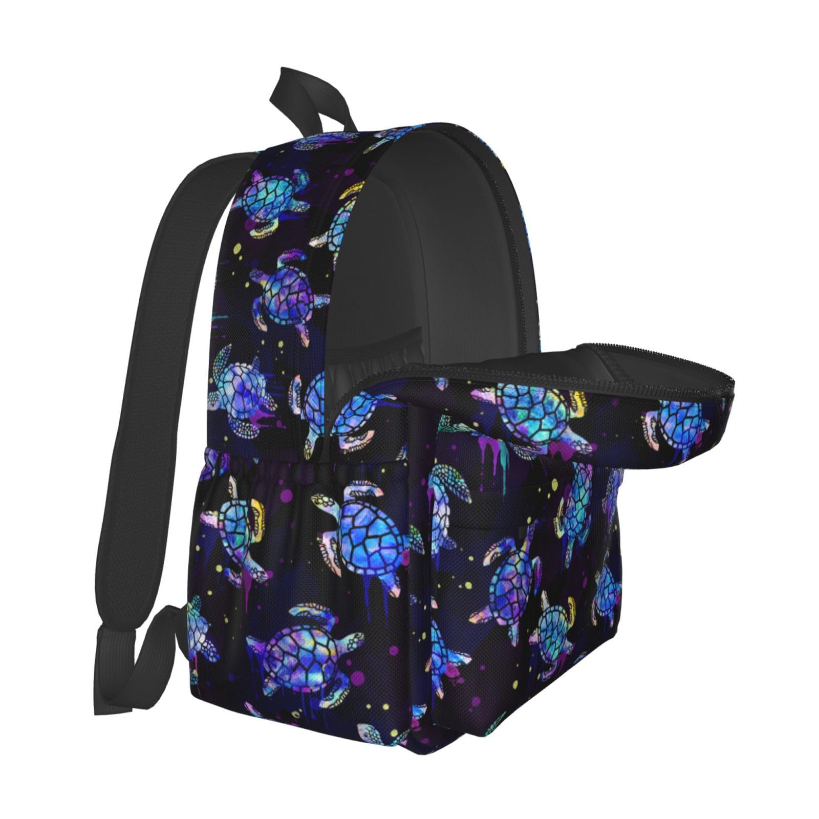 Women's Lightweight Waterproof 16.9 Inch Laptop Backpack - Casual Travel Hiking Daypack with Sea Turtle Design | Perfect for Work, School, College & Outdoor Adventures