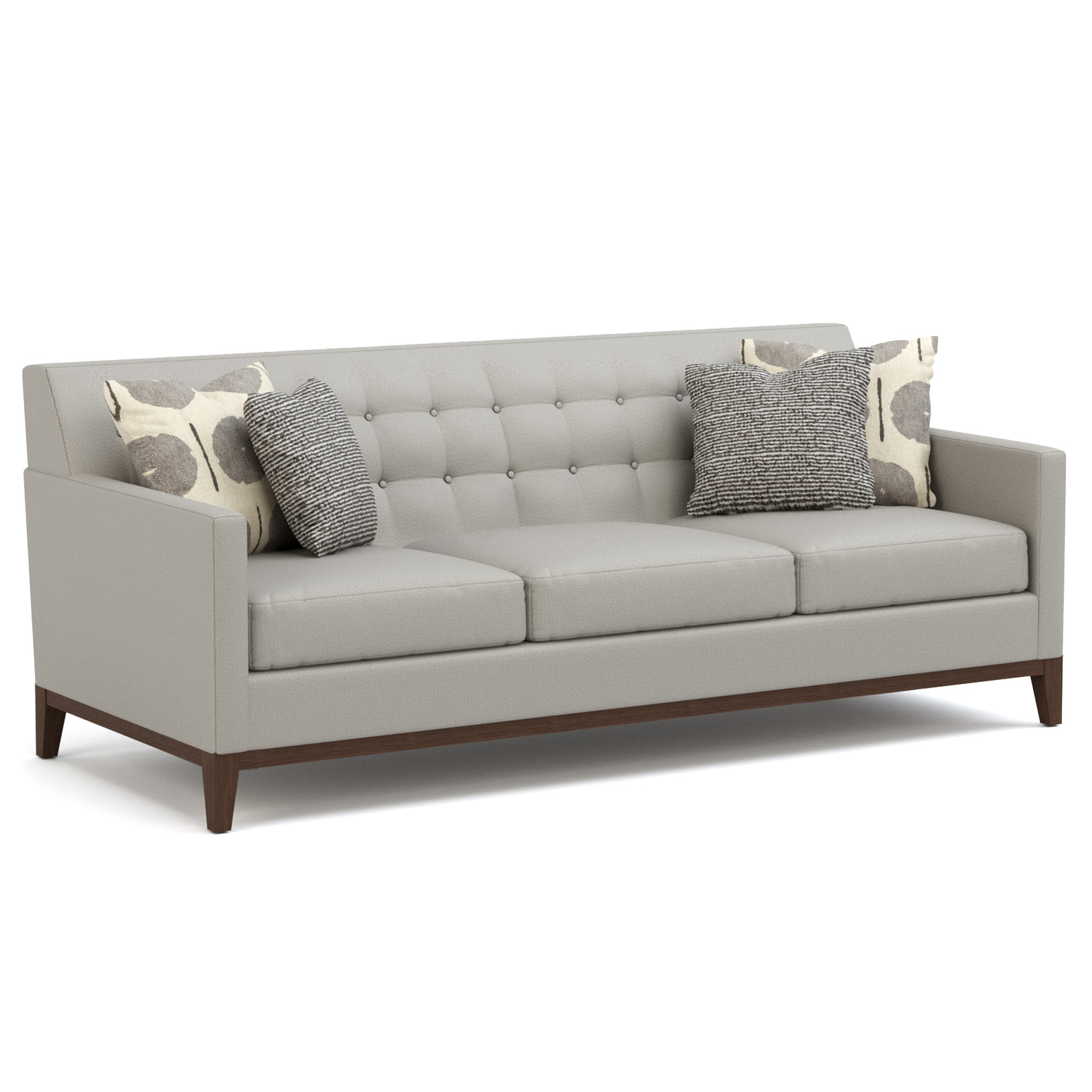 Walnut Grove 82 Inch Tufted Back Sofa - Luxury Upholstered Living Room Couch for Modern Home Decor | Perfect for Family Gatherings & Relaxation