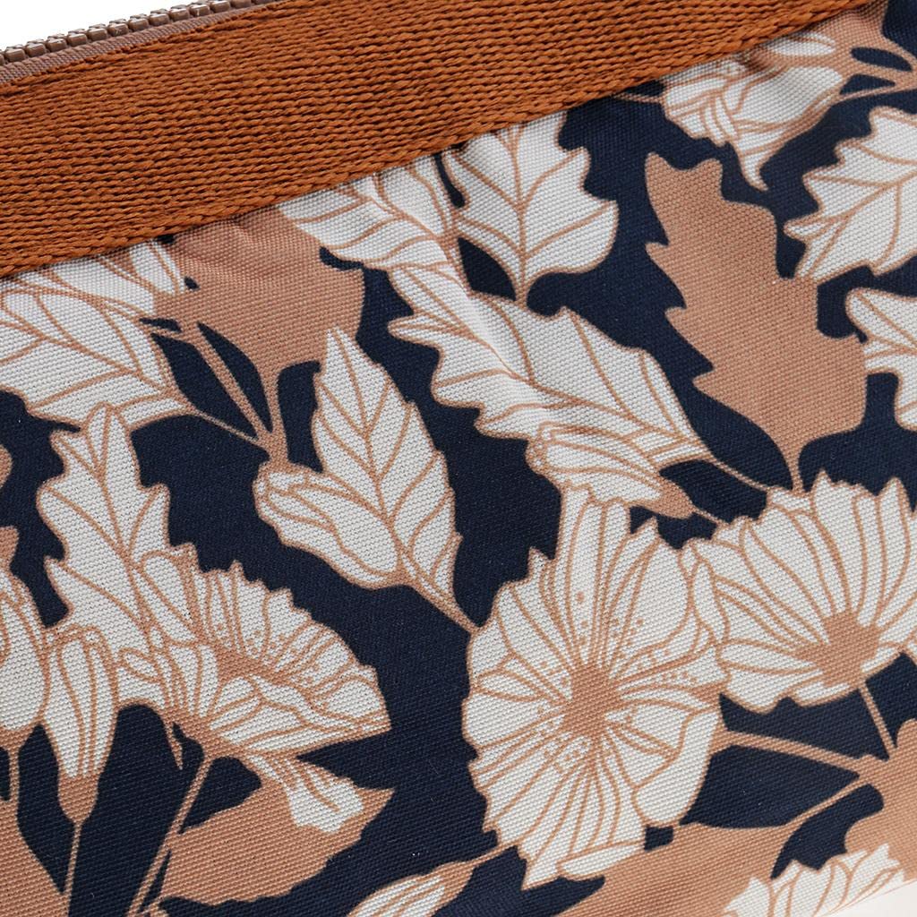 Waterproof Travel Organizer Bag for Makeup & Toiletry - Brown Cosmetic Pouch Case | Perfect for Vacation, Gym, Camping & Business Trips