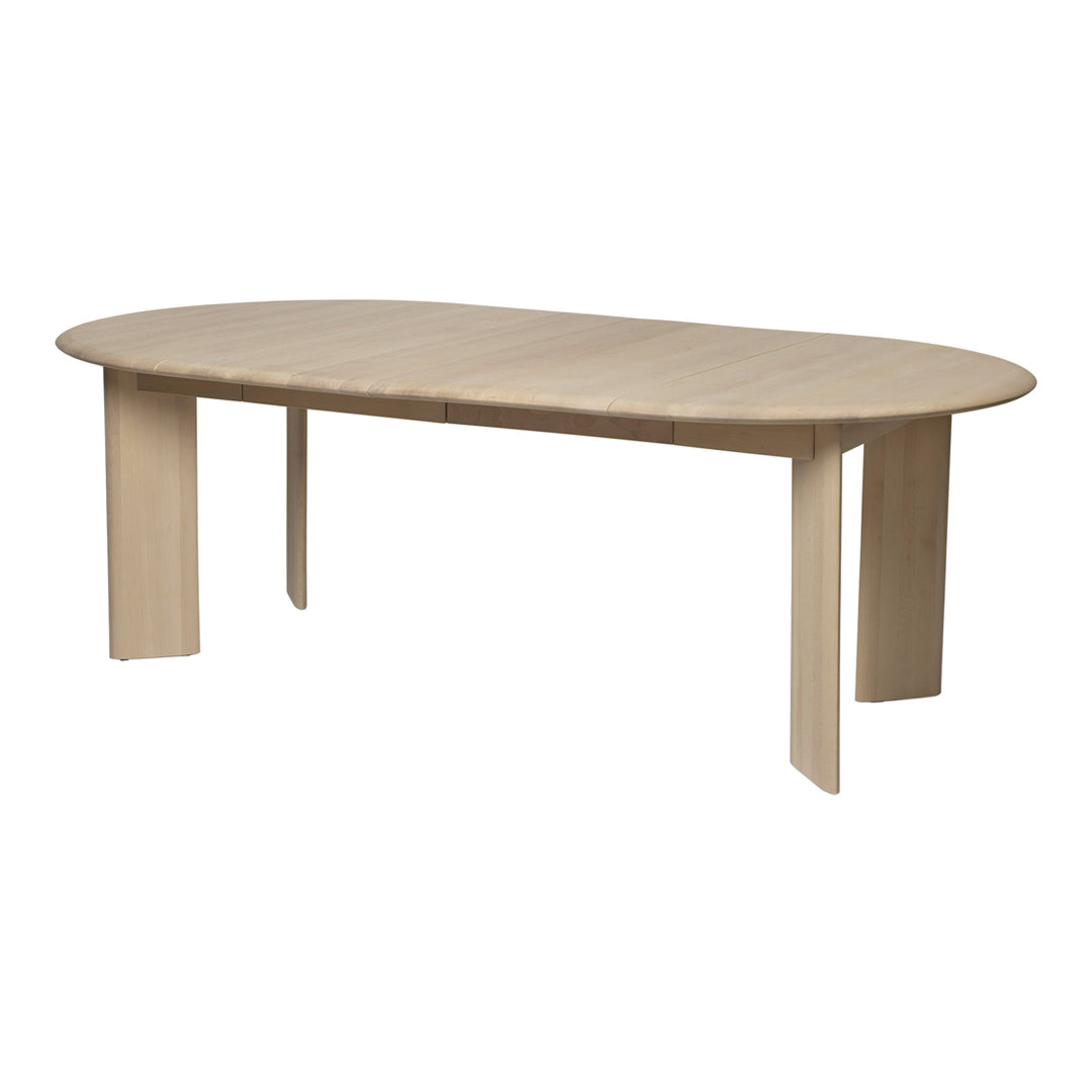 Extendable Dining Table with Beveled Edge - Modern Expandable Wood Table for Small Space, Dining Room & Kitchen | Perfect for Family Gatherings & Dinner Parties