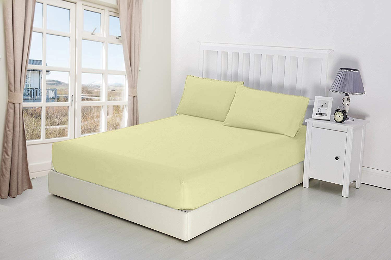 Premium 600-Thread-Count Egyptian Cotton Fitted Sheet - 12