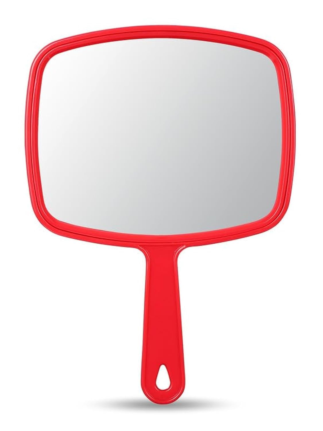 OMIRO Handheld Mirror with Handle - Vintage American Old Glory Red Design | Perfect for Makeup, Travel & Home Decor