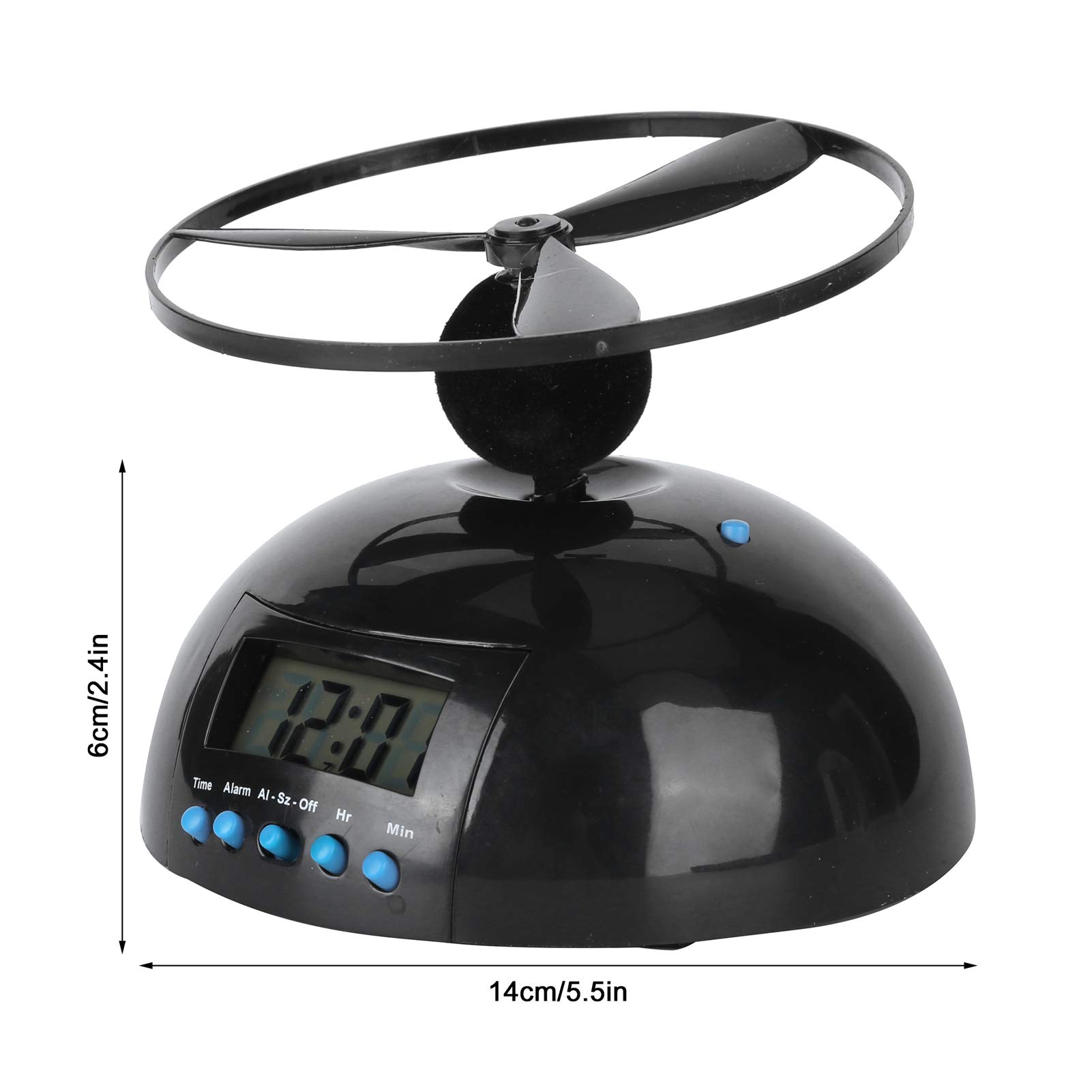 GAESHOW Electronic Alarm Clock with Flying Feature - Loud Digital Alarm Clock for Heavy Sleepers, Large Display with Big Numbers, Energy-Powered for Kids & Adults - Perfect for Bedrooms, Offices & Dorm Rooms