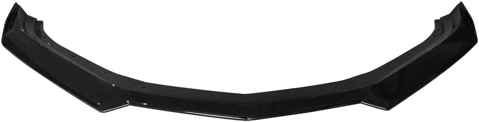 2016-2023 Chevrolet Camaro Front Bumper Lip - ABS Glossy Black 3-Piece Set for LT/LS/RS/SS/1LE Models | Aggressive Styling Upgrade for Street & Track Performance