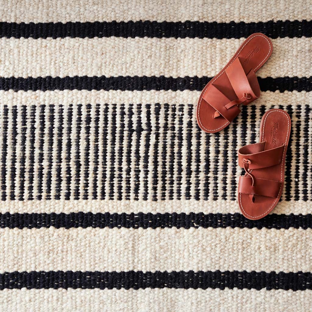 Handwoven Mendoza Runner Rug - Traditional Boho Chic Home Decor for Hallway, Bedroom & Dining Room