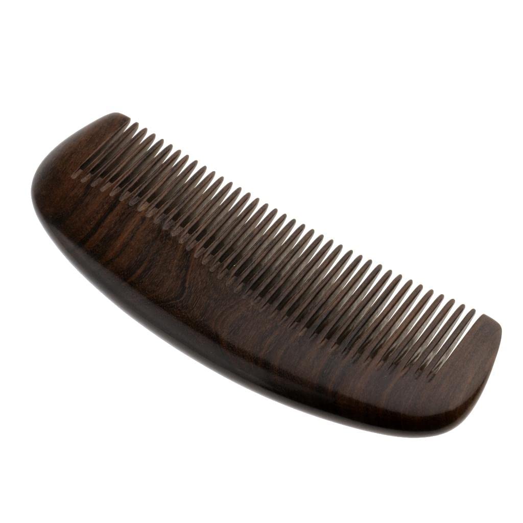 VMS INDIA Chacate Preto Handheld Fine Teeth Hair Brush - Anti-Static Scalp Massage Comb for Detangling & Styling (15-1) - Perfect for Daily Hair Care & Relaxation at Home or Travel