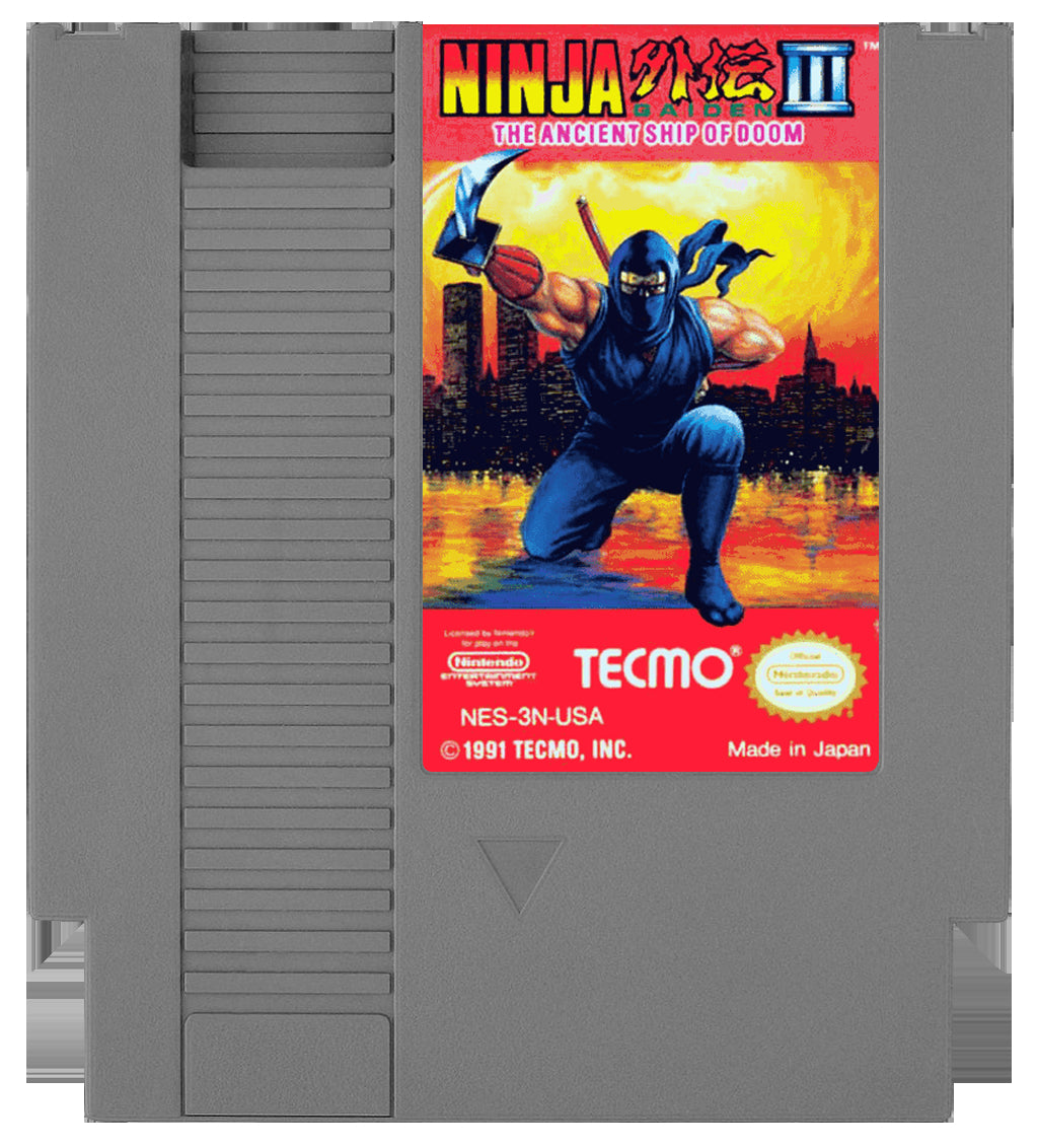 Ninja Gaiden III: The Ancient Ship of Doom - Classic Action-Adventure Game for Nintendo NES | Retro Gaming Collectible & Gift for Gamers | Perfect for Nostalgic Playthroughs and Gaming Collections