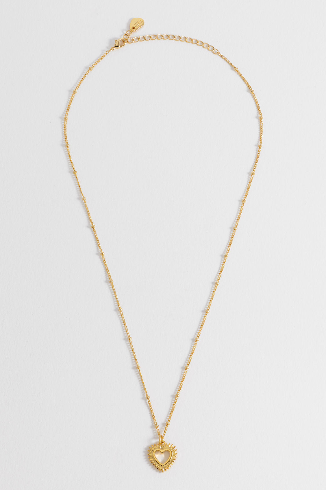 Heartburst Pendant Necklace - Elegant Sterling Silver Heart Charm Jewelry for Women | Perfect Gift for Valentine's Day, Anniversary & Romantic Occasions
