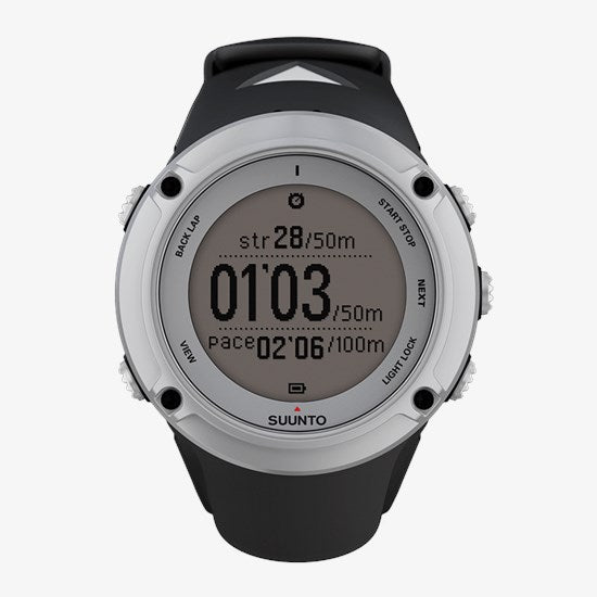 Ambit2 Silver Sports Watch - Waterproof, GPS, Heart Rate Monitor for Running, Cycling & Outdoor Activities