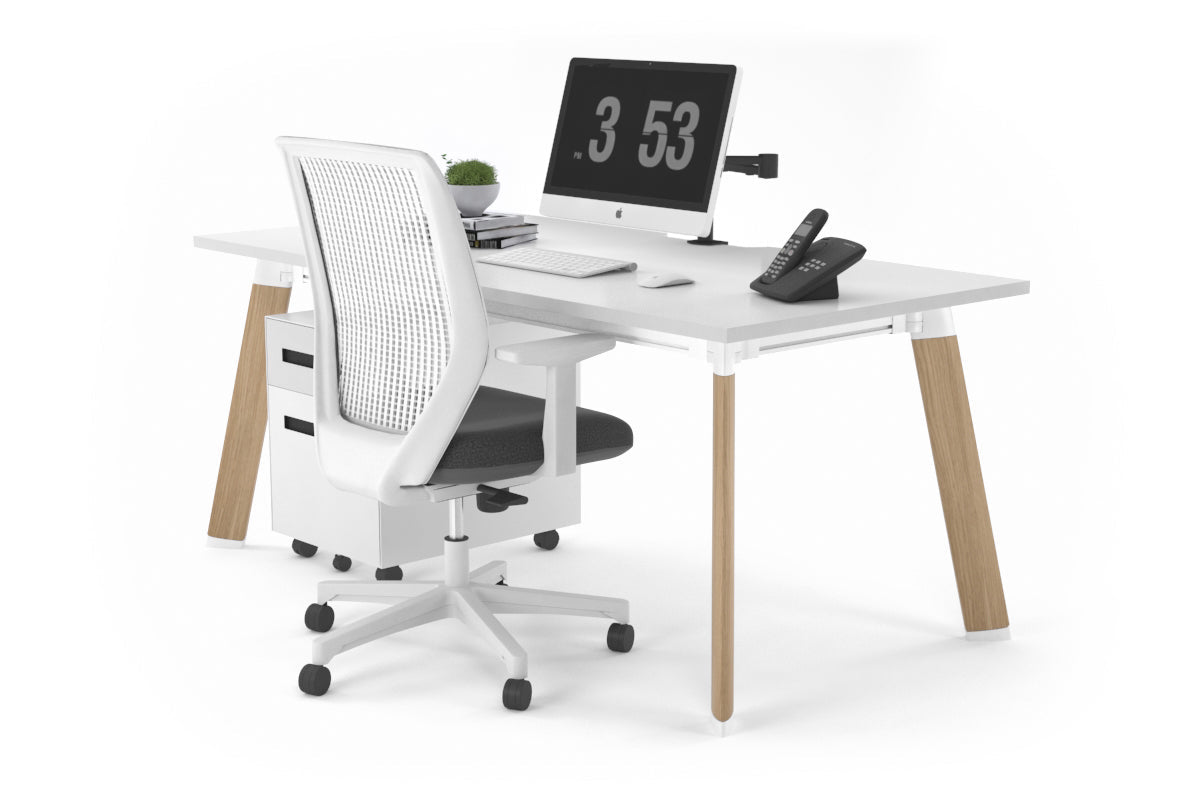 Switch Executive Desk 1800L x 800W with Cable Management - Modern Office Desk for Home & Business Workspaces