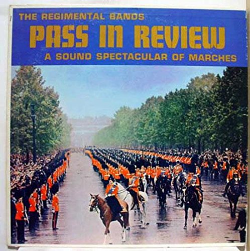 British Regimental Bands Pass In Review Vintage Vinyl Record - Classic Military Music Collection for Home Listening & Historical Enthusiasts