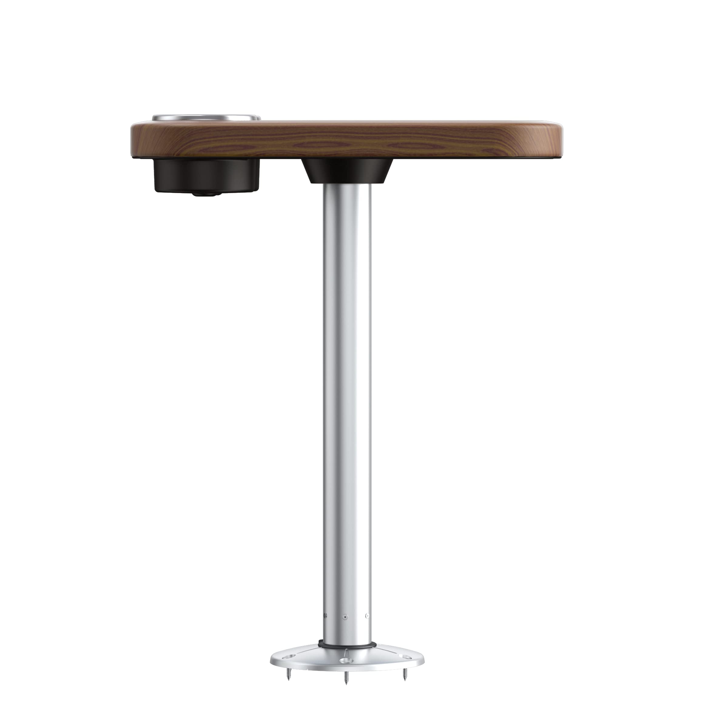 Manufacturers' Select ITC Marine Cocktail Boat Table Leg Set - Stainless Steel Pontoon Accessories with Center Foam Mat | Perfect for Boating, Yachting & Outdoor Entertaining