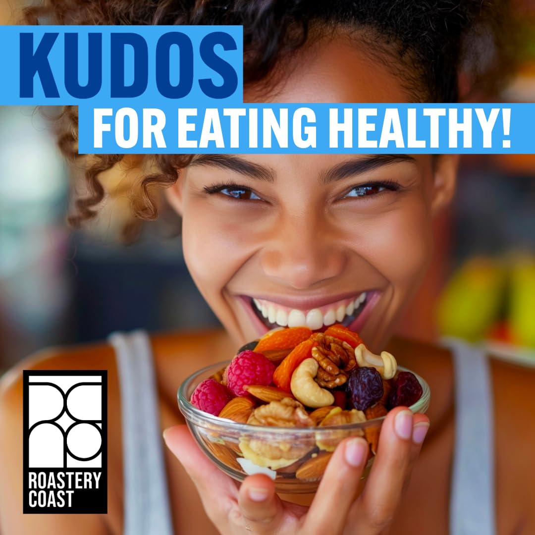 Roastery Coast - Premium Healthy Nut Mix Bulk | Assorted Nuts & Dried Fruits Snack | High Protein Trail Mix | Vegan, Keto Friendly Snacks for Adults | Perfect for Office, Hiking & Healthy On-the-Go Lifestyle