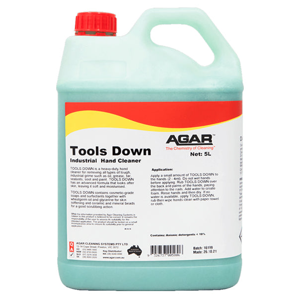Heavy-Duty Industrial Hand Cleaner for Workshops - Agar Tools - Effective for Grease, Oil, and Dirt Removal - Perfect for Mechanics, Construction Workers, and DIY Enthusiasts