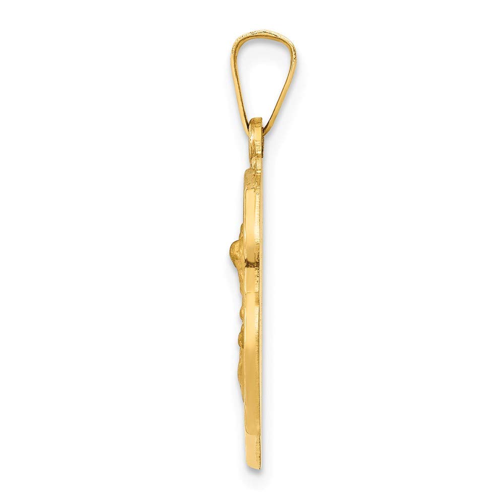 14K Yellow Gold St. Michael Medal Pendant - Religious Jewelry for Men & Women - Perfect for Baptism, Confirmation & Spiritual Protection Gifts
