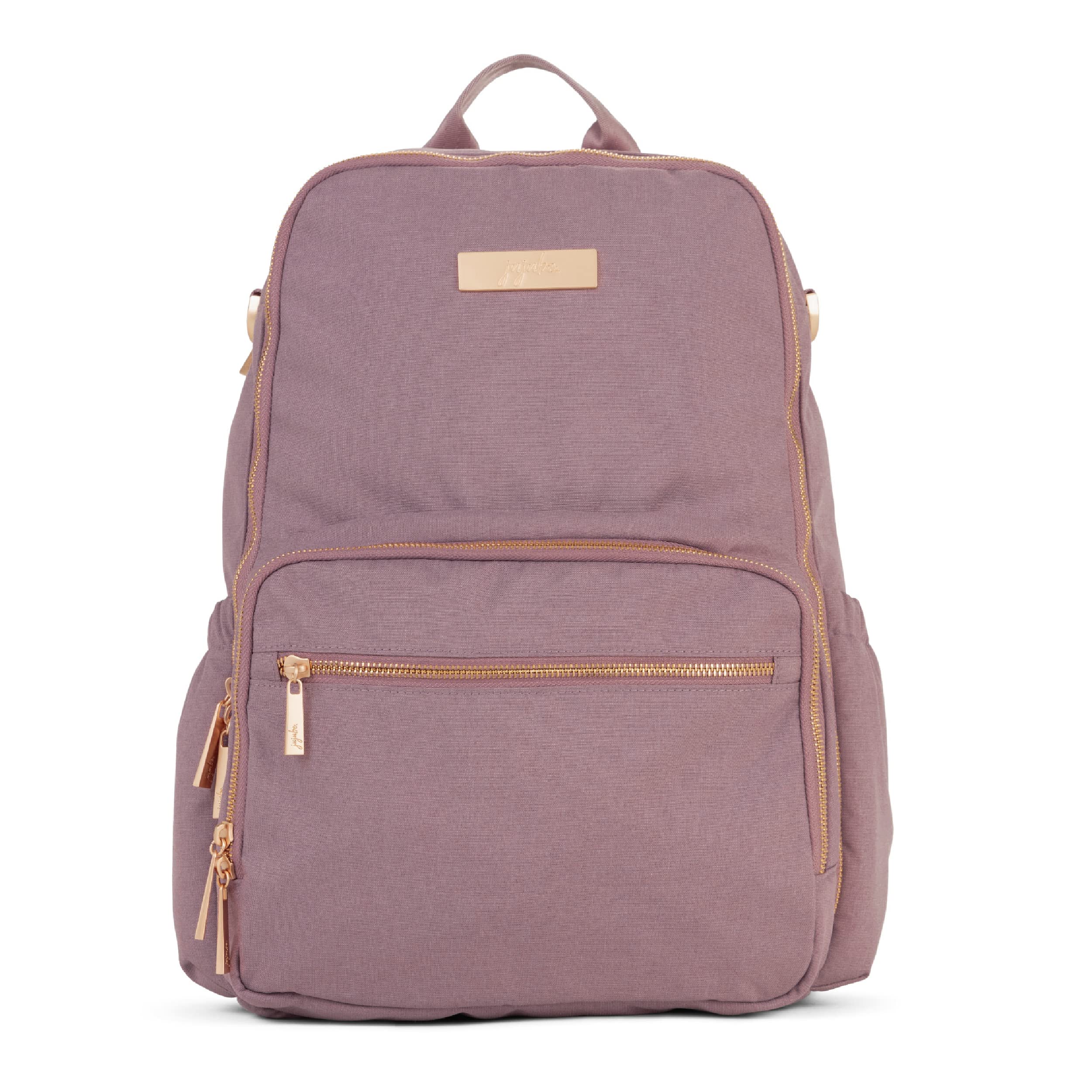 JuJuBe Zealous Diaper Bag Backpack - Stylish Travel Backpack with 9 Pockets for Moms, Baby Essentials & On-the-Go Organization | Perfect for Parenting, Daycare & Family Outings