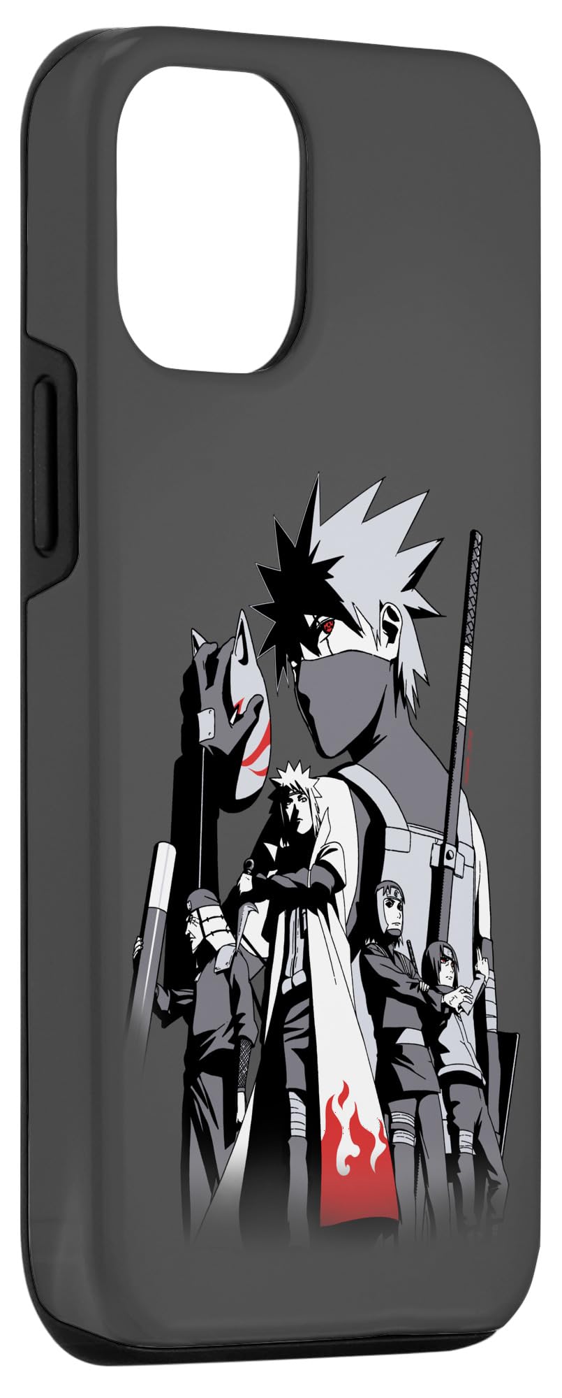 Naruto Shippuden Kakashi & Team 7 Anime Phone Case for iPhone 12/12 Pro - Durable Protective Cover for Fans | Perfect for Cosplay, Gift Giving & Anime Conventions