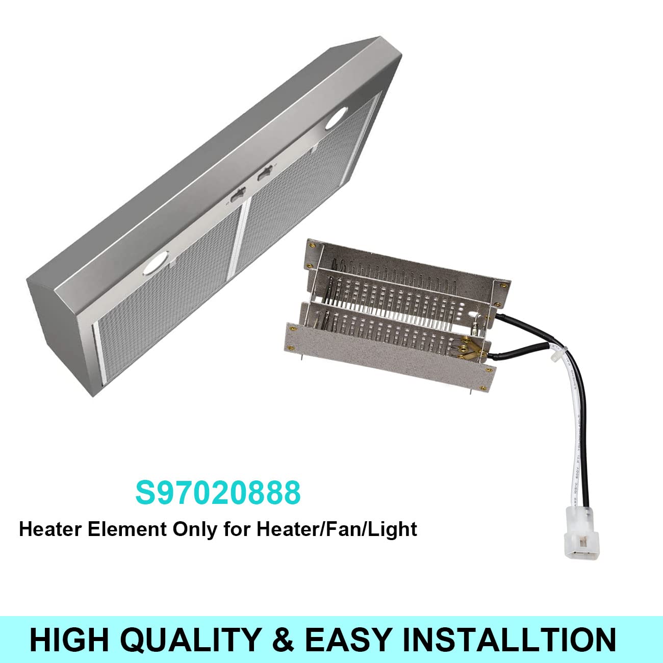 NuTone Broan Heater/Fan/Light Replacement Heating Element S97020888 - Perfect for Bathroom Ventilation & Home Heating Systems