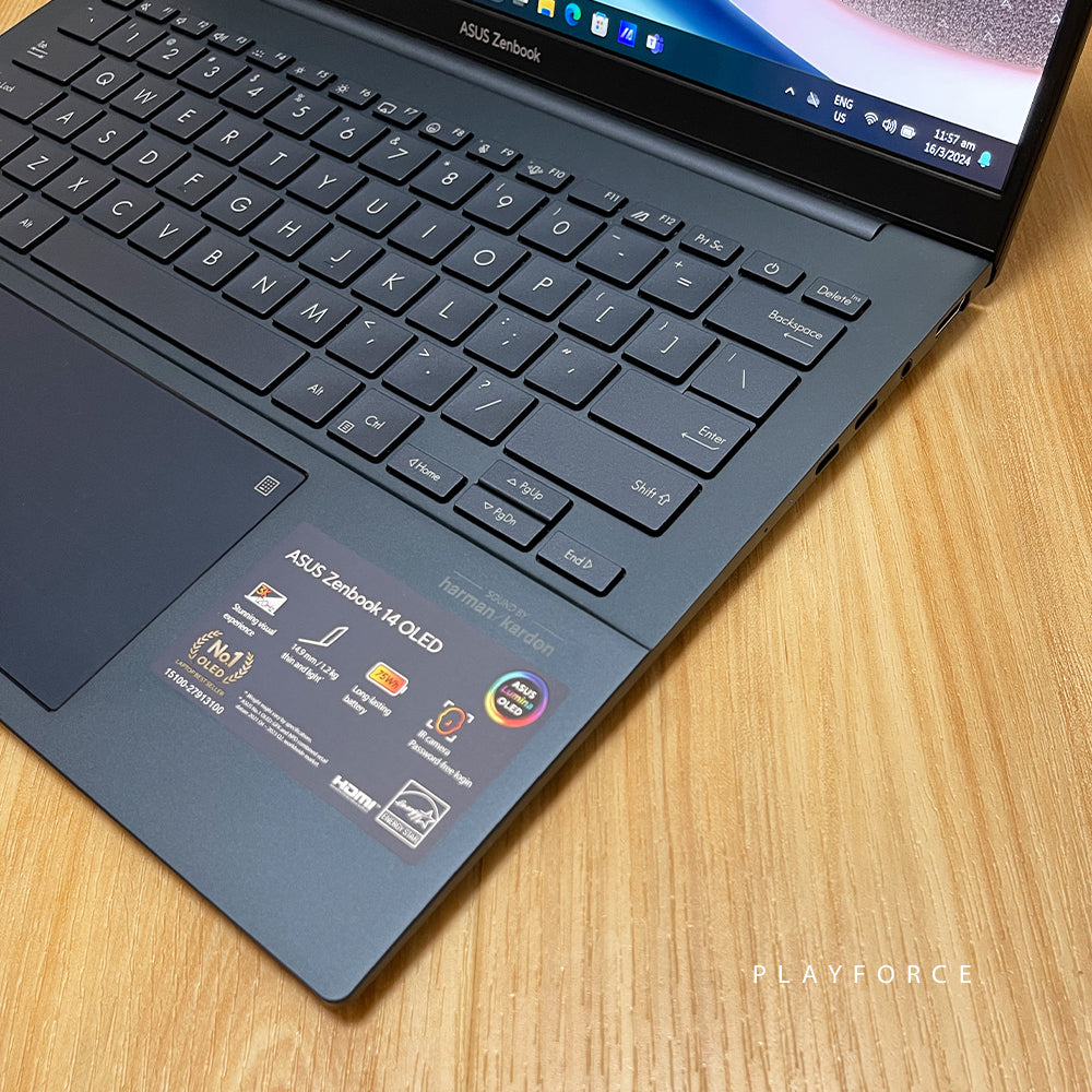 ASUS ZenBook 14 UX3405MA Laptop - Intel Ultra 7 155H, 16GB RAM, 1TB SSD, 14