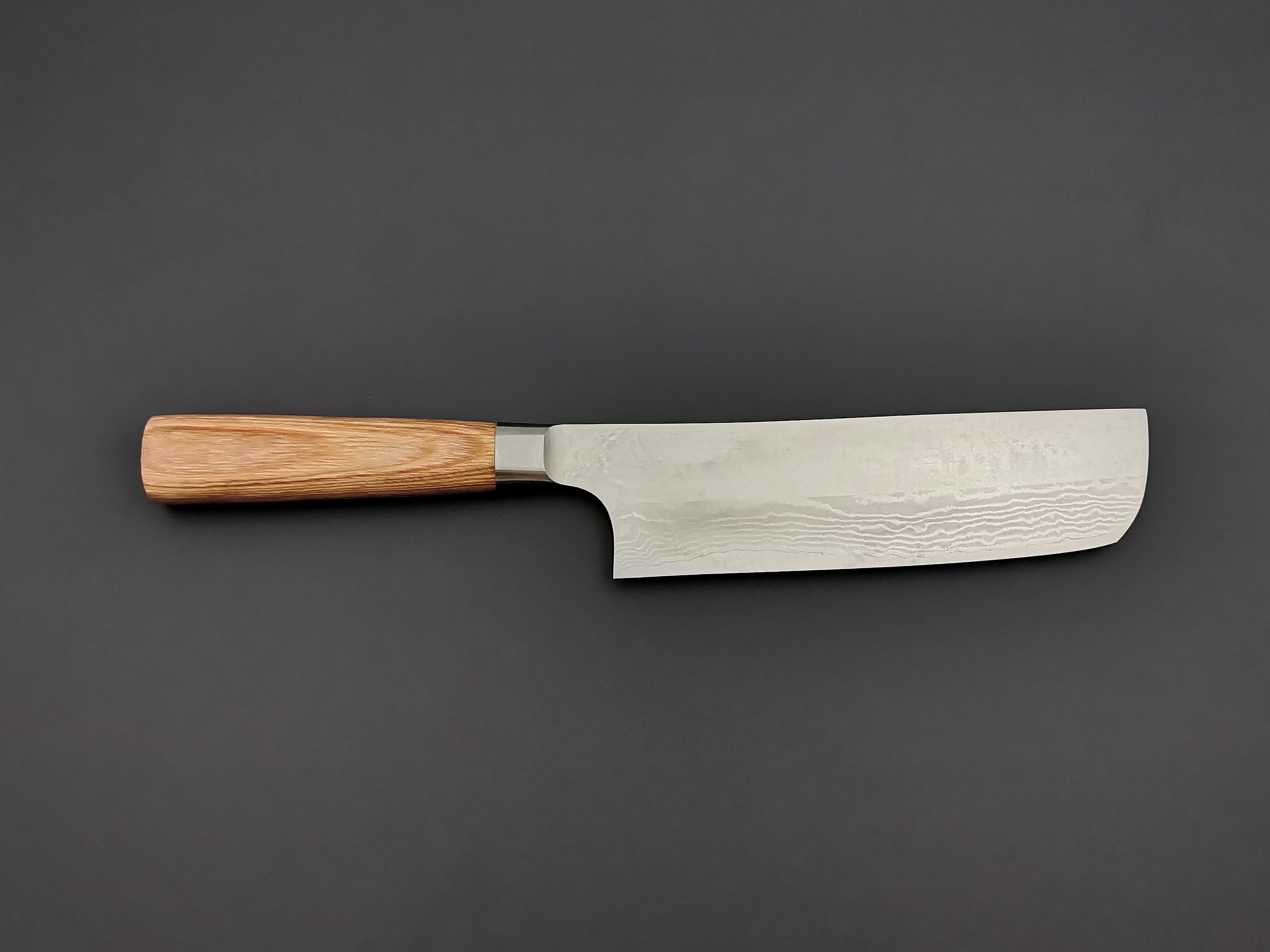 Premium Katsuyasu Kamo VG10 Damascus Nakiri Knife - Japanese Vegetable Chopper for Professional Chefs & Home Cooking - Perfect for Slicing, Dicing & Mincing Vegetables