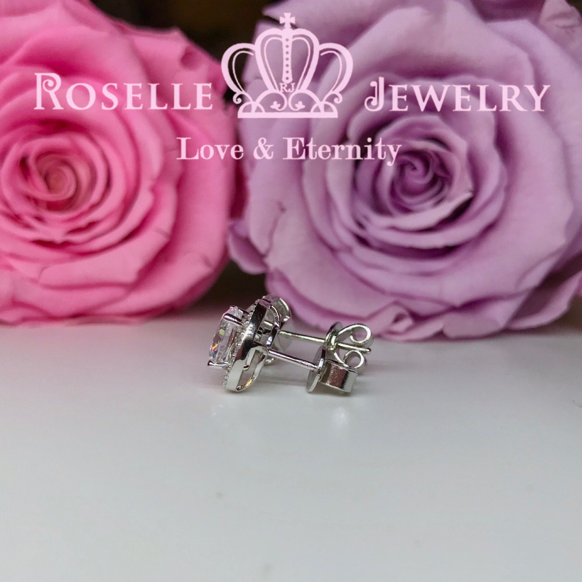 Elegant Detachable Oval Halo Stud Earrings for Women | 14K Gold Plated Cubic Zirconia Bridal Jewelry | Perfect for Weddings, Parties & Special Occasions