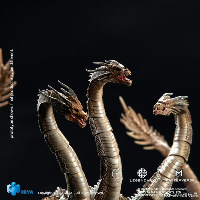 1/18 Scale HIYA 14-inch Godzilla vs King Ghidorah Action Figure - Highly Detailed King of the Monsters Collectible Toy for Display & Movie Scenes Reenactment