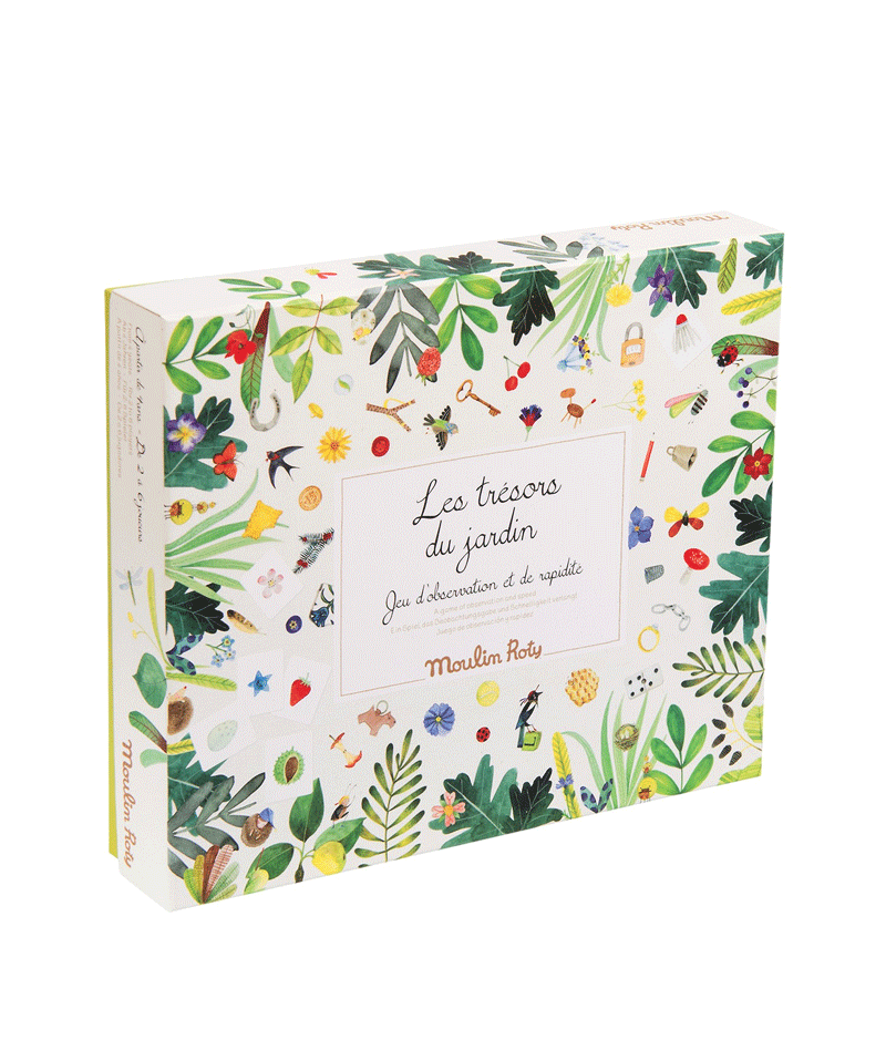 Le Jardin Observation Game by Moulin Roty - Fun Garden-Themed Memory & Matching Card Game for Kids - Perfect for Family Game Nights, Preschool Learning & Outdoor Activities