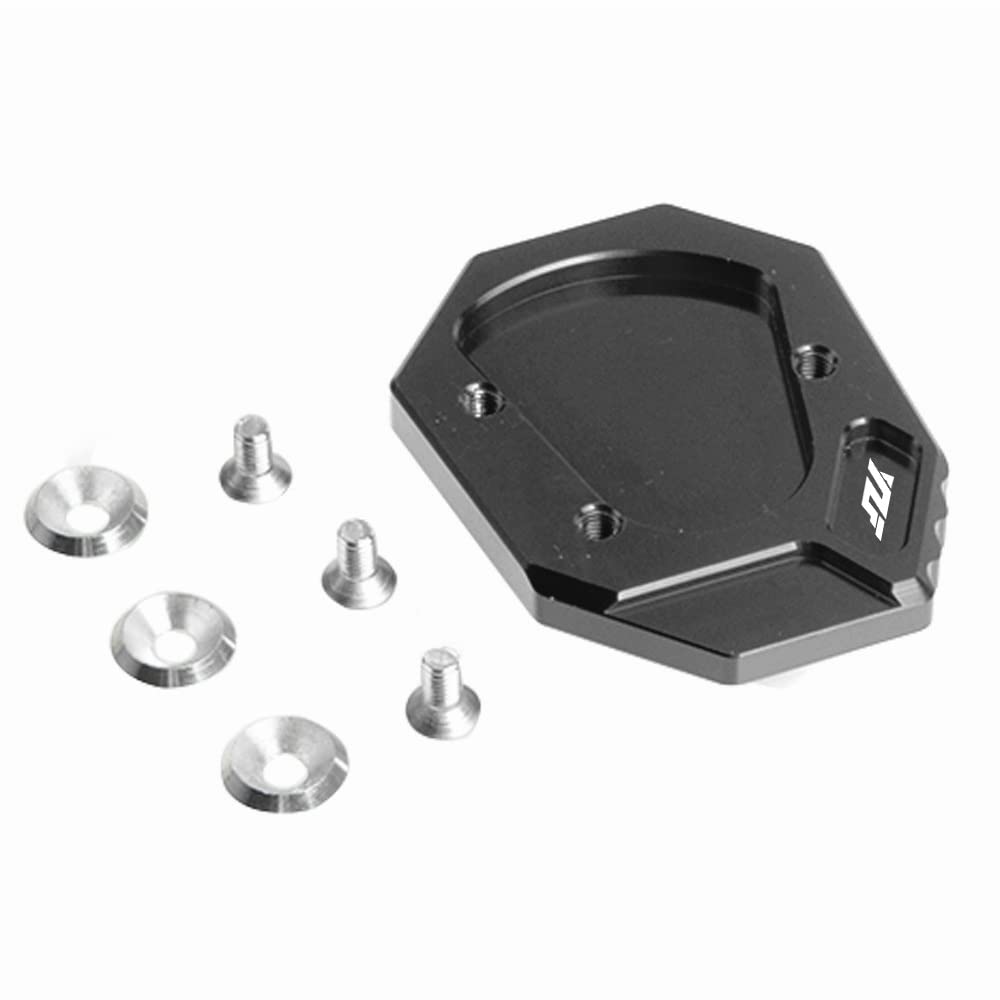 Yamaha YZF1000 Motorcycle Side Stand Kickstand Extension Pad (2009-2015) - Black | Enhanced Stability & Parking Safety for Yamaha Sport Bikes | Perfect for Garage Storage, Road Trips & Secure Parking