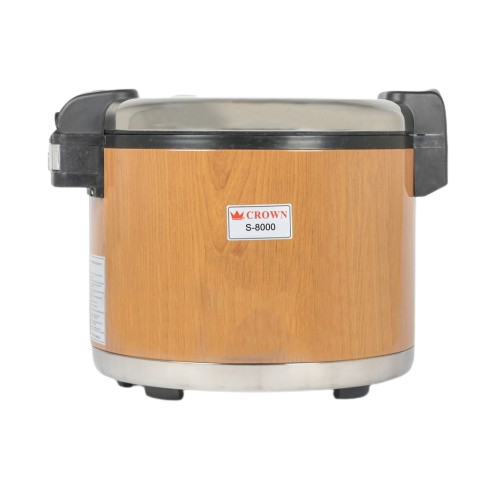 Crown SW 8000 6 Liter Rice Cooker & Warmer - Keep Rice Fresh for Hours | Perfect for Home, Restaurants, and Buffets