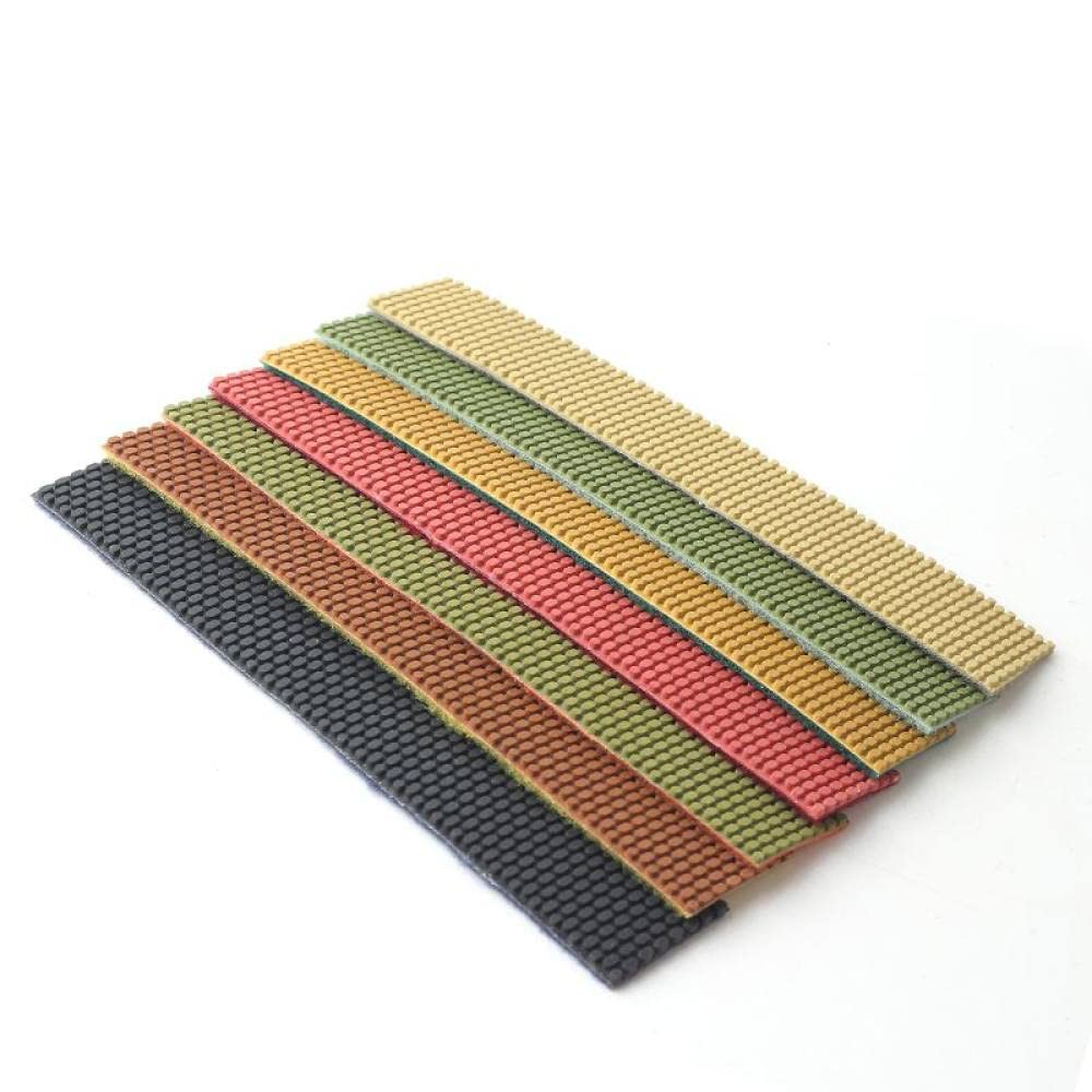 7-Piece 240mm x 45mm Resin Bond Wet Polishing Belt Set for Granite, Marble, Engineered Stone, Tile & Concrete - Perfect for Countertop Finishing, Stone Restoration & Floor Polishing