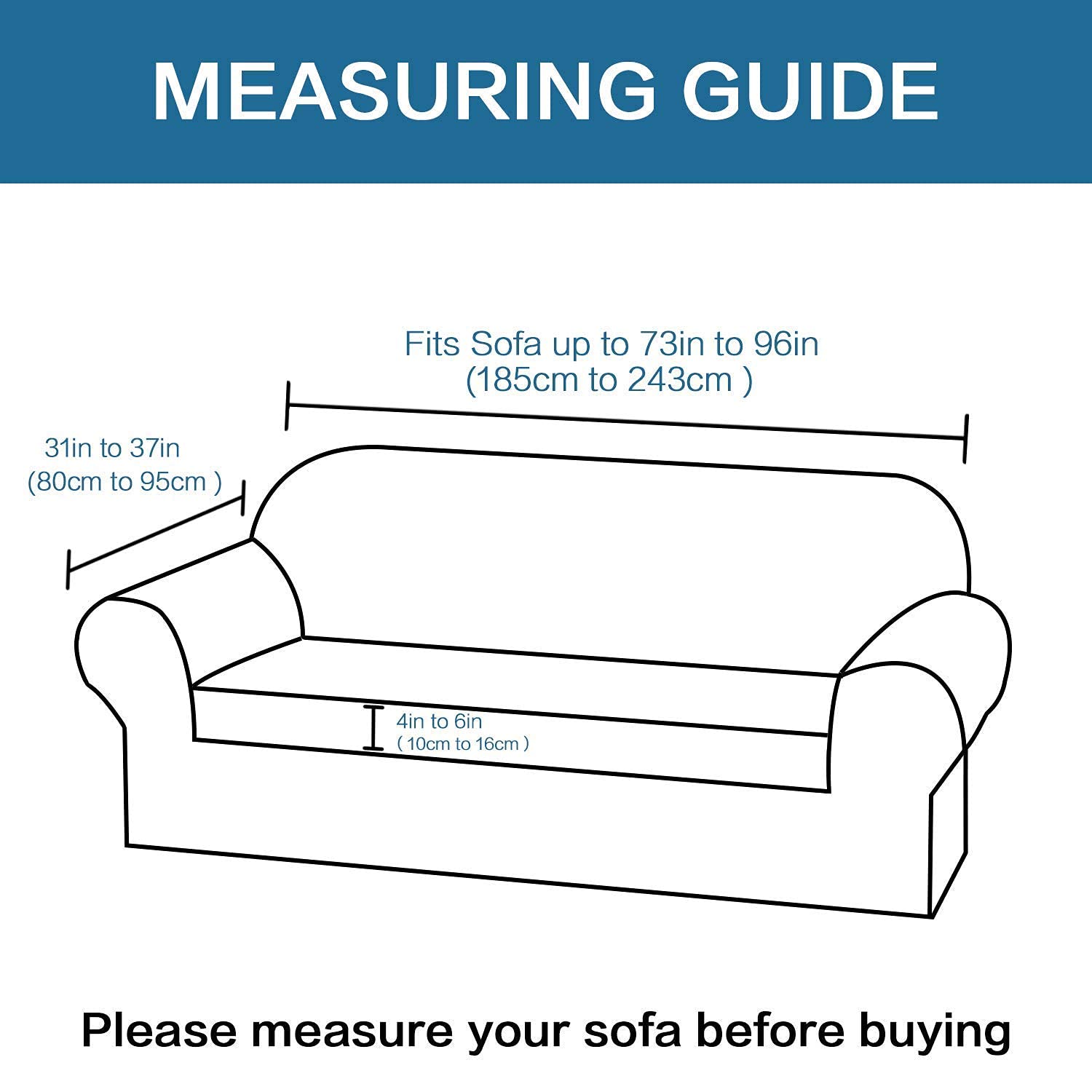 H.VERSAILTEX Stretch Sofa Covers for 3 Cushion Couch - 2 Piece Spandex Slipcover Set for Loveseat & Chairs (Burgundy) - Perfect for Living Room Furniture Protection & Style Upgrade