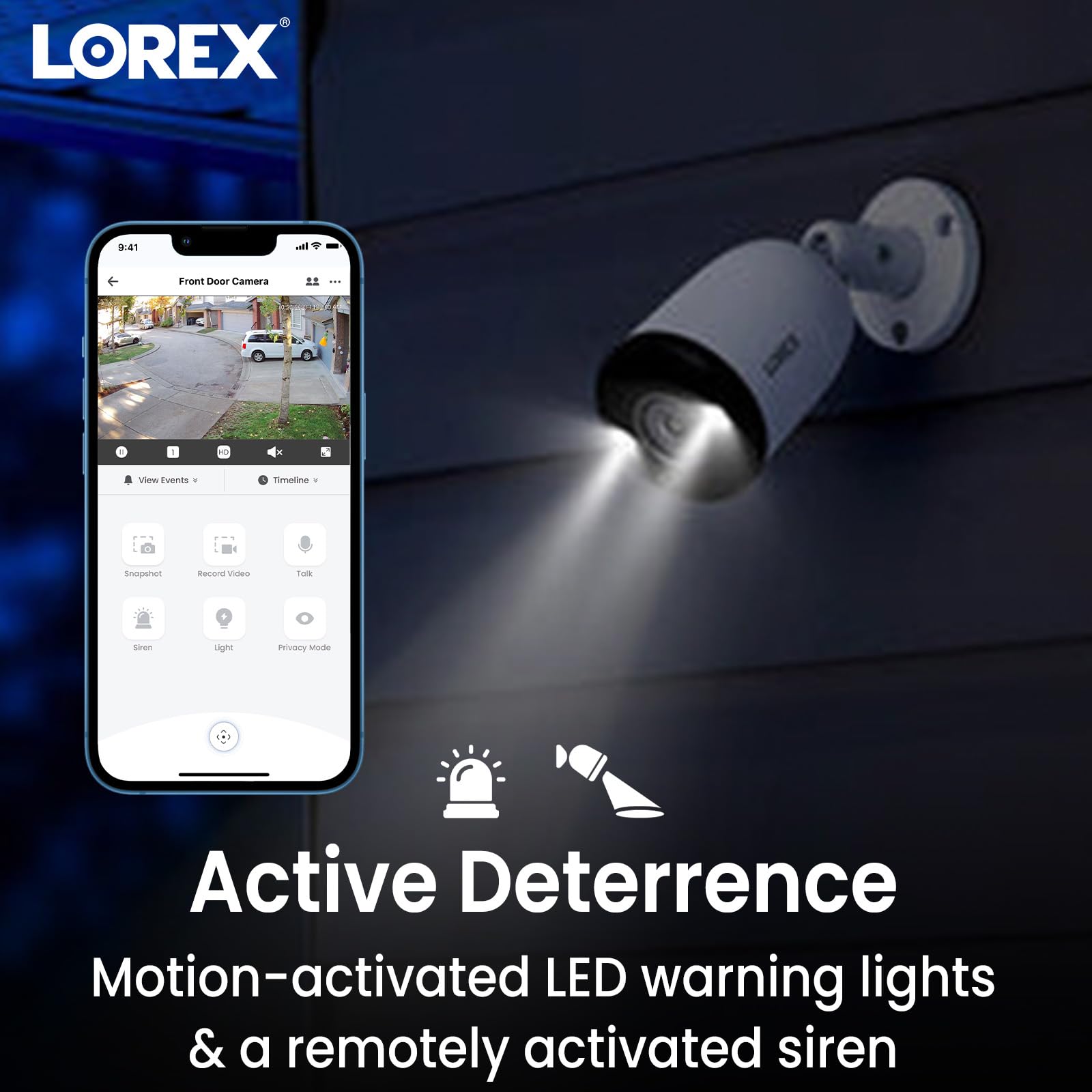 Lorex Fusion 4K 16-Channel Wired Security Camera System with 3TB NVR & 8 Metal Cameras - Motion Detection, Active Deterrence, 2-Way Audio, Color Night Vision, Weatherproof - Ideal for Home, Business & Outdoor Surveillance