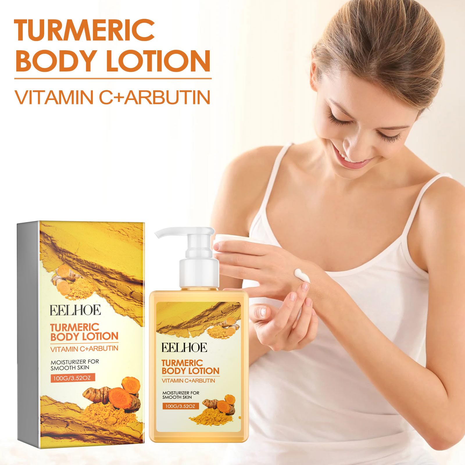 Turmeric Body Lotion for Brightening & Hyperpigmentation - Moisturizing Skin Care with Long-Lasting Hydration - Smooth & Even Skin Tone - Perfect as Mother's Day Gift Set (3 Pack) - Ideal for Daily Skincare Routine & Special Occasion Gifts