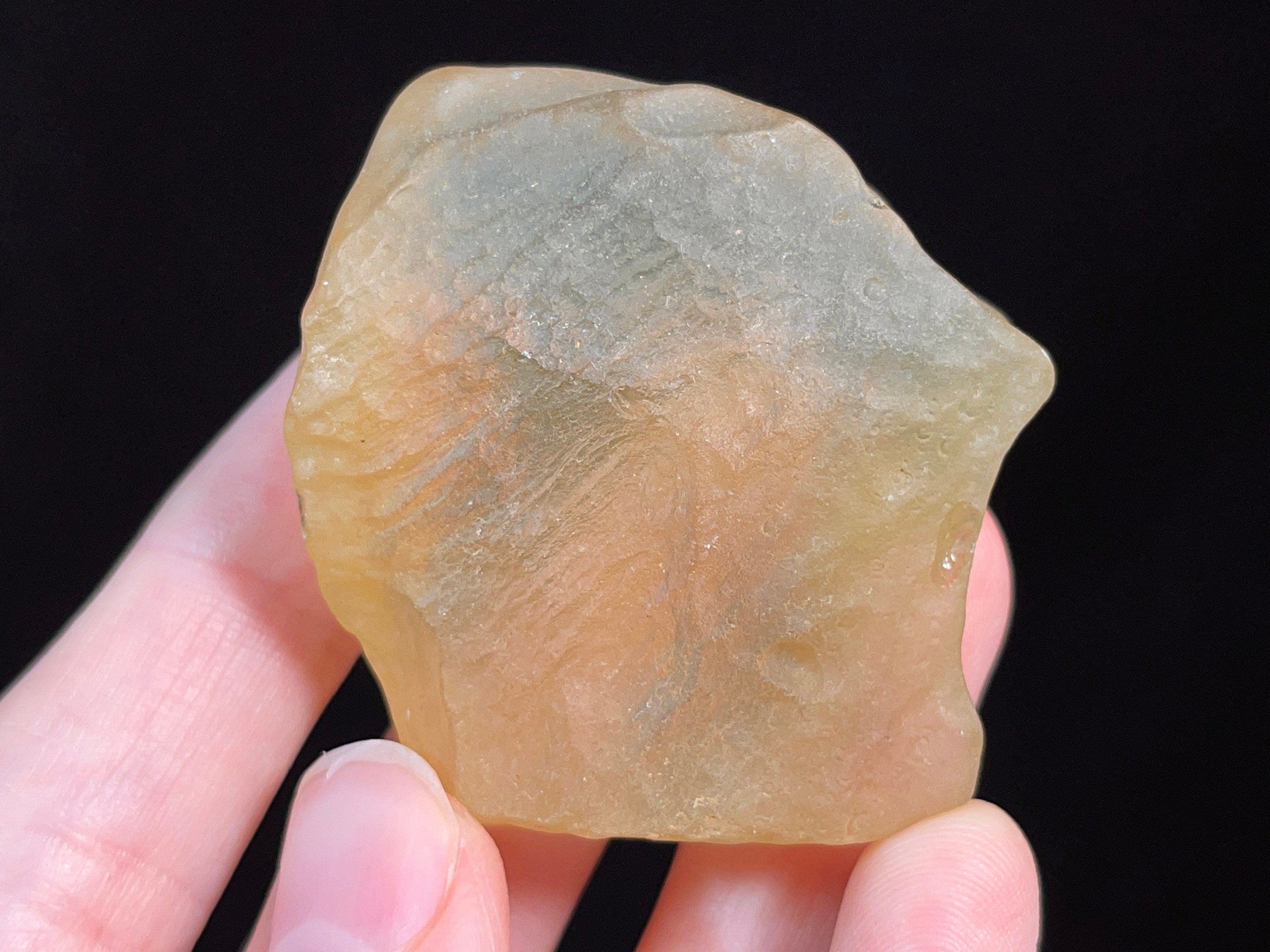 Premium Libyan Desert Glass Raw Crystal - Rare 2A Grade Large 41.2g - Metaphysical Healing Stones for Meditation, Energy Work & Spiritual Healing