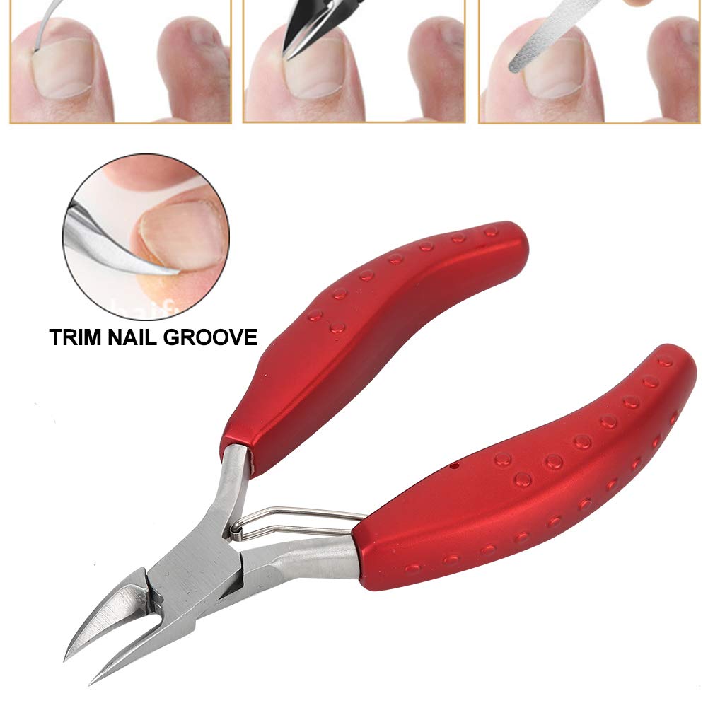 LANTRO JS Professional Nail Clipper Set - Stainless Steel Ingrown Toenail Clippers for Men & Women | Perfect for Pedicure, Travel & Home Grooming Kit