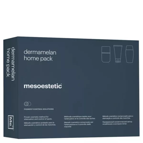 Mesoestetic Dermamelan Pack - Professional Skin Brightening & Pigmentation Treatment Set for Face - Perfect for Hyperpigmentation, Melasma & Dark Spot Correction at Home or Salon