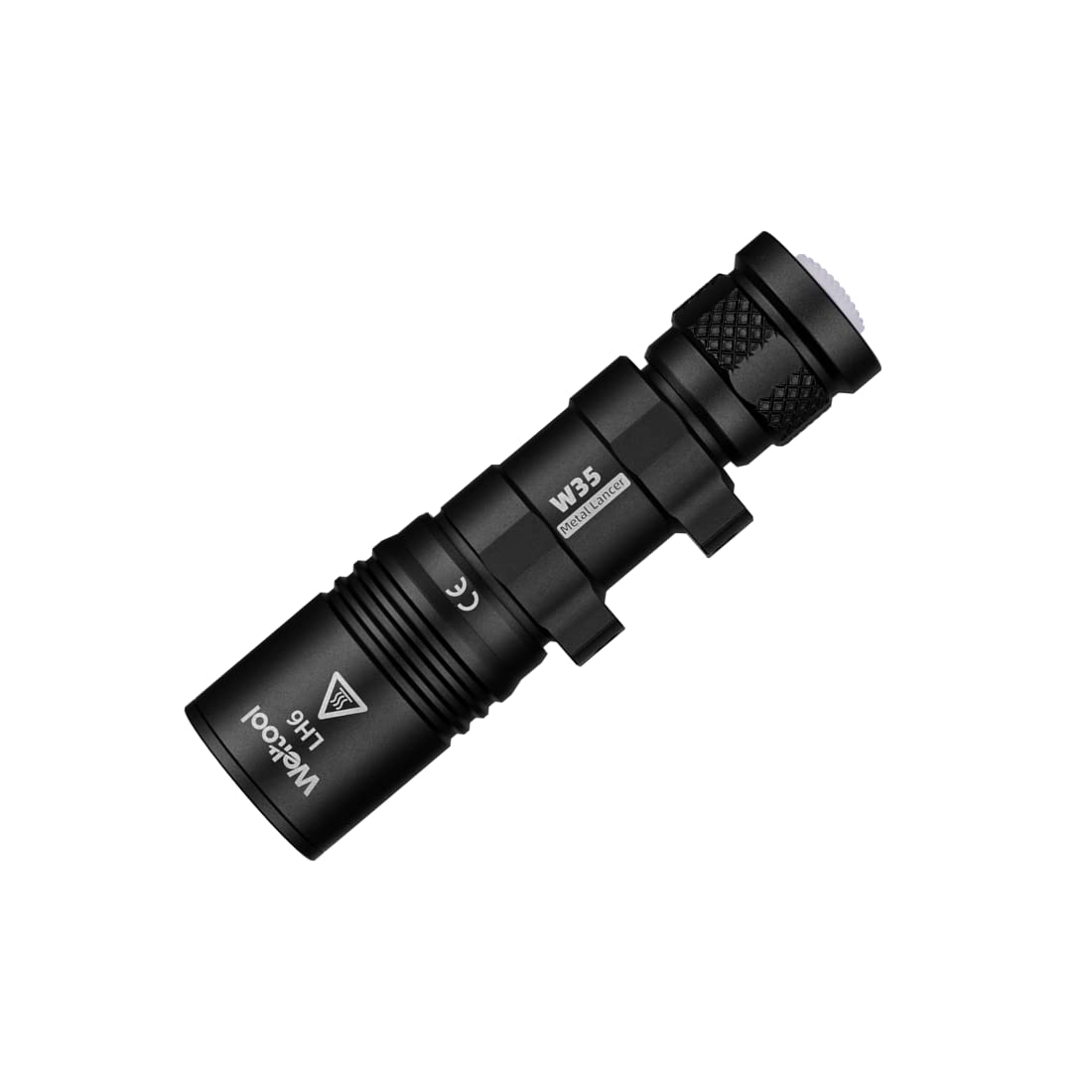 Weltool W35IRH Tactical Helmet Light - Adjustable Infrared Flashlight with Battery Power for Military, Hunting & Night Operations - Black Helmet Mounted Light for Tactical Gear & Outdoor Adventures