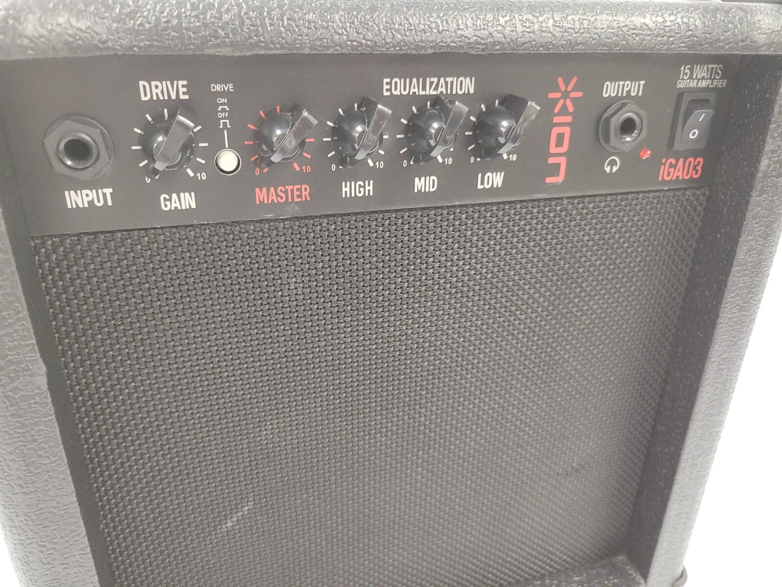 ION IGA03 30W Electric Guitar Amplifier with 3-Band EQ - Perfect for Home Practice, Studio Recording & Live Performances