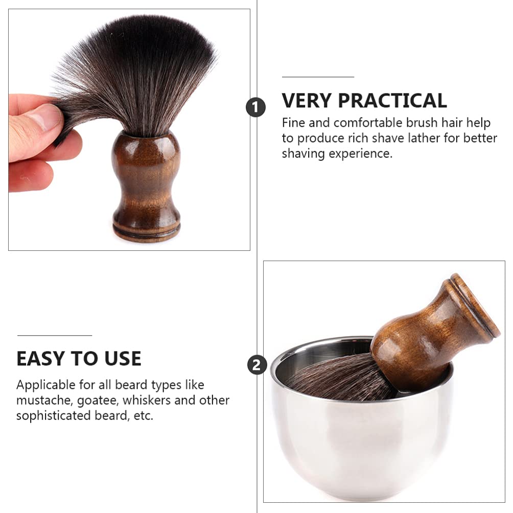 Premium Men's Beard Brush - Natural Bristle Hair Brush for Grooming, Styling & Shaving | Portable Travel Beard Care Kit | Perfect for Home, Salon & On-the-Go Use | Ideal Gift for Men's Facial Hair Maintenance