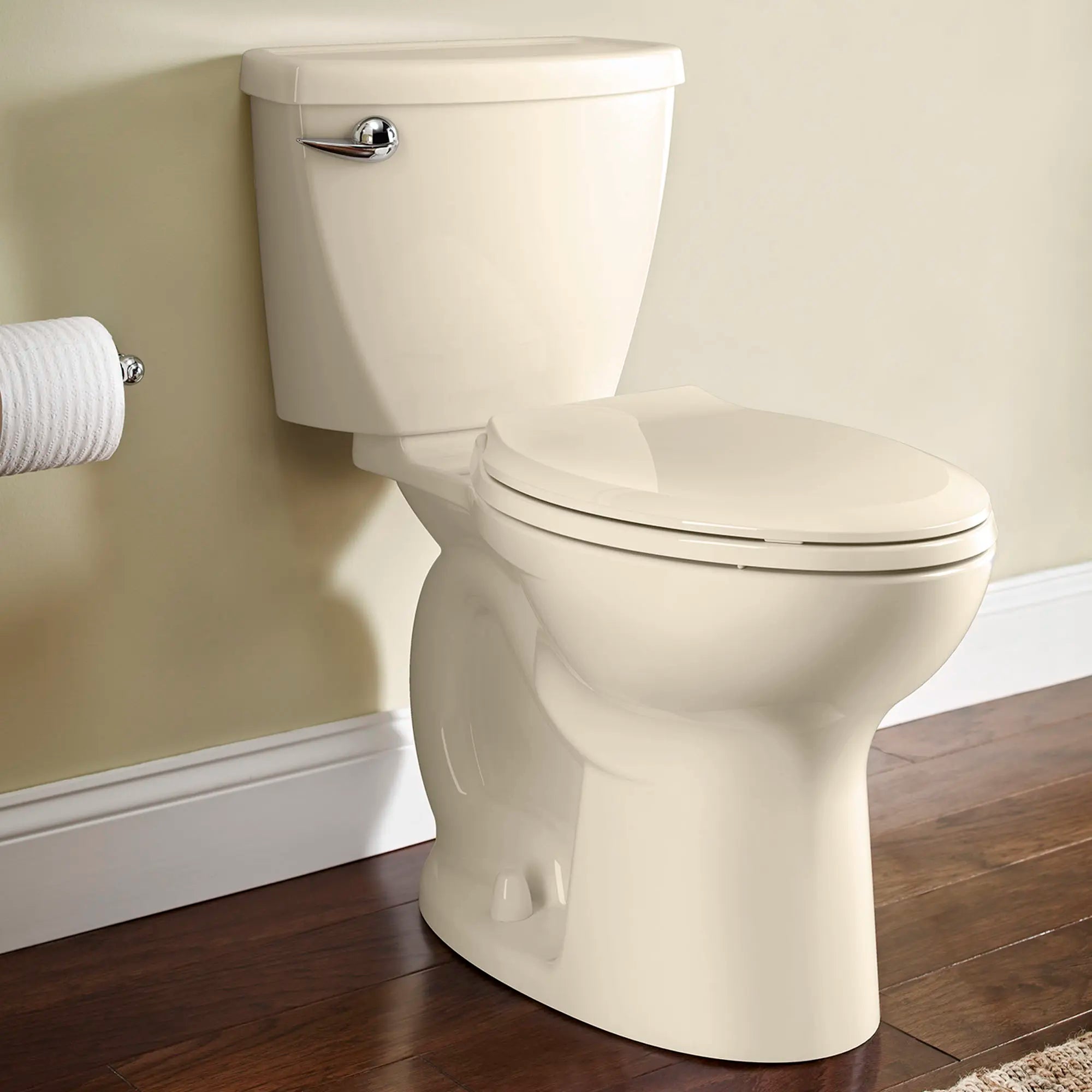 Cadet 3 1.28 GPF/4.8 LPF Left-Hand Trip Lever Elongated Chair Height Toilet - Perfect for Modern Bathrooms & Water-Efficient Homes
