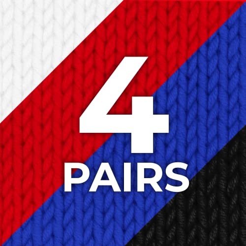 Black, White, Red, Blue