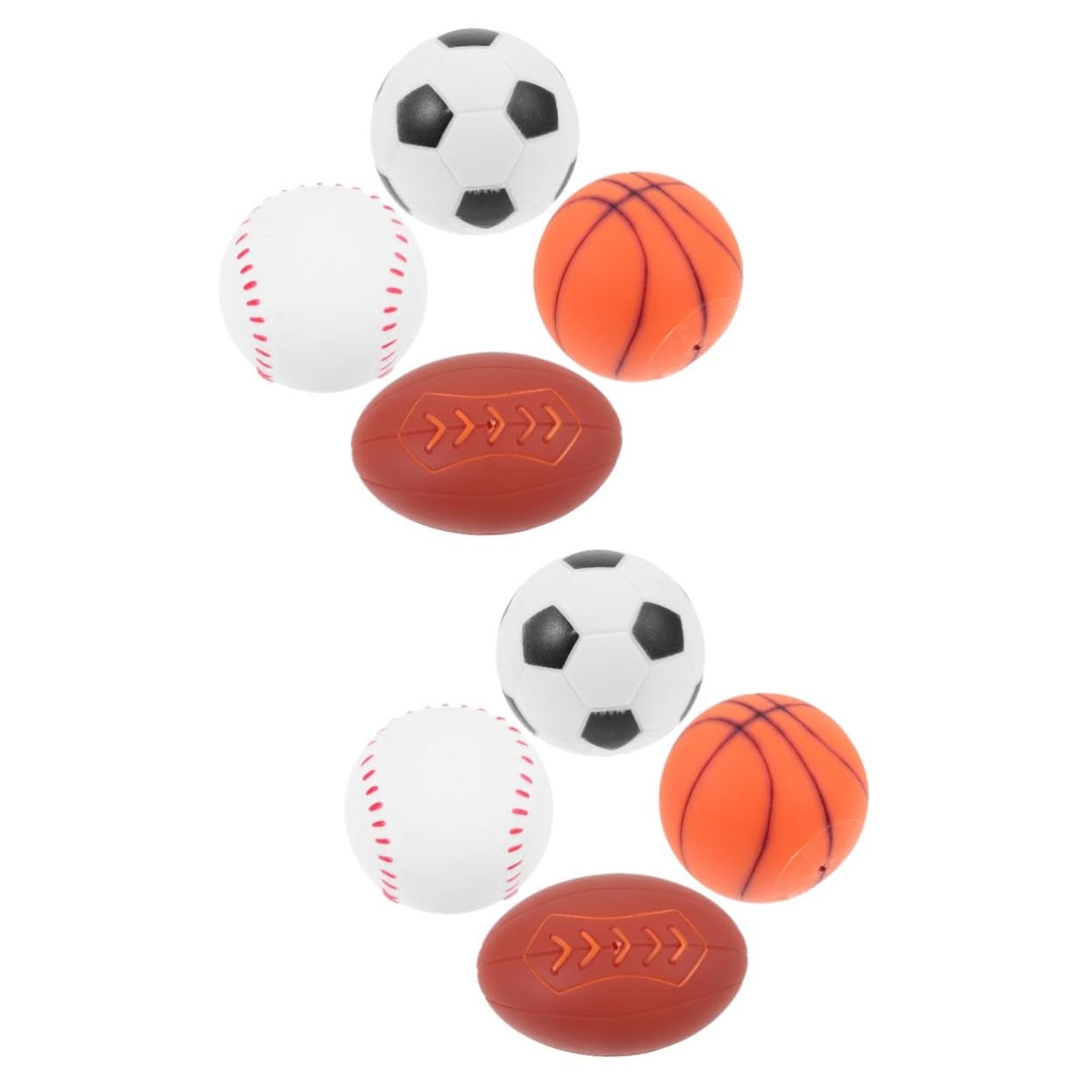 Bestoyard 8-Piece Waterproof Bath Toys Set - Soccer Ball & Bathtub Toys for Kids - Safe Vinyl Bath Time Fun for Toddlers & Babies - Perfect for Bathtime Play, Pool Parties & Sensory Development
