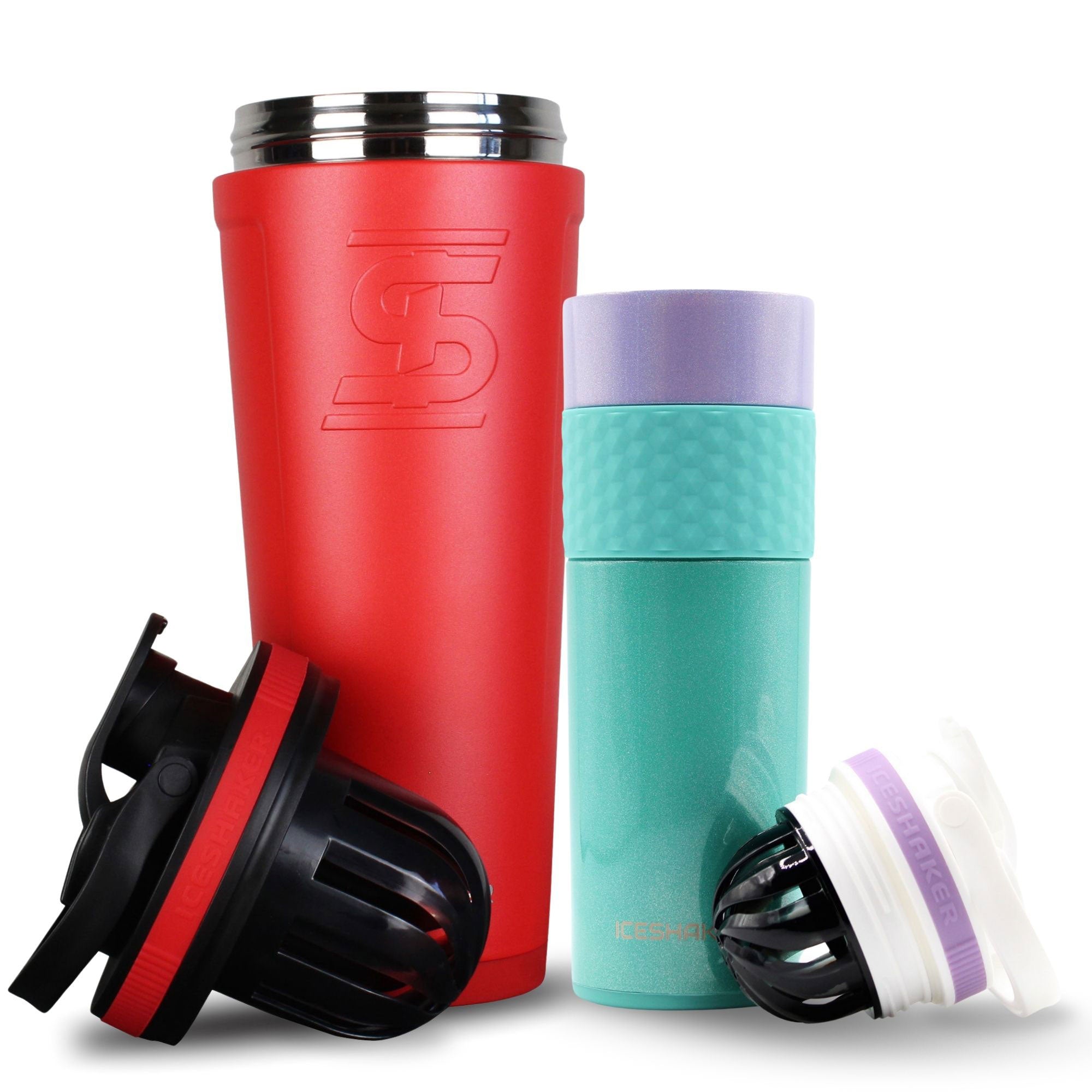 Premium His & Her Protein Shaker Bottle Set - 20oz Leak-Proof Mixing Cups for Gym, Workouts & Post-Training Recovery - BPA-Free Fitness Accessories for Couples