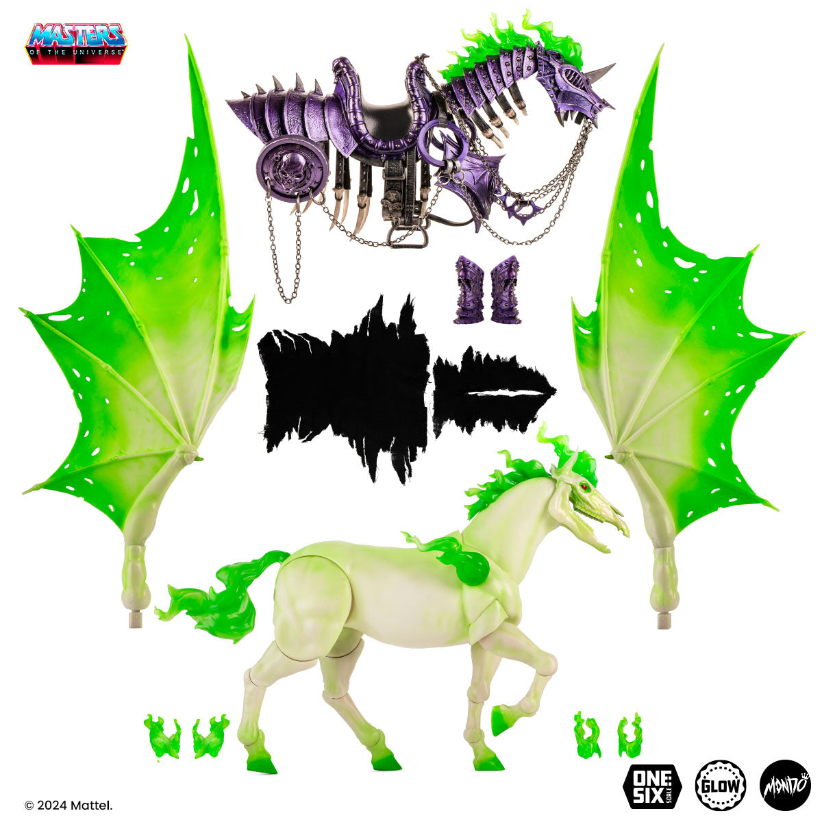 Masters of the Universe Scare Mare 1/6 Scale Action Figure - Timed Edition Collectible Toy for Display & Home Decor