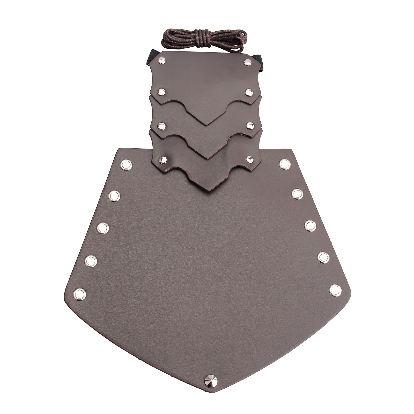 JAOYU Men's Leather Bracers - Medieval Arm Armor Cuffs & Viking Wristbands for Cosplay, LARP, Renaissance Fairs | Unisex Design for Men & Women | Perfect for Costume Parties, Historical Reenactments & Fantasy Events