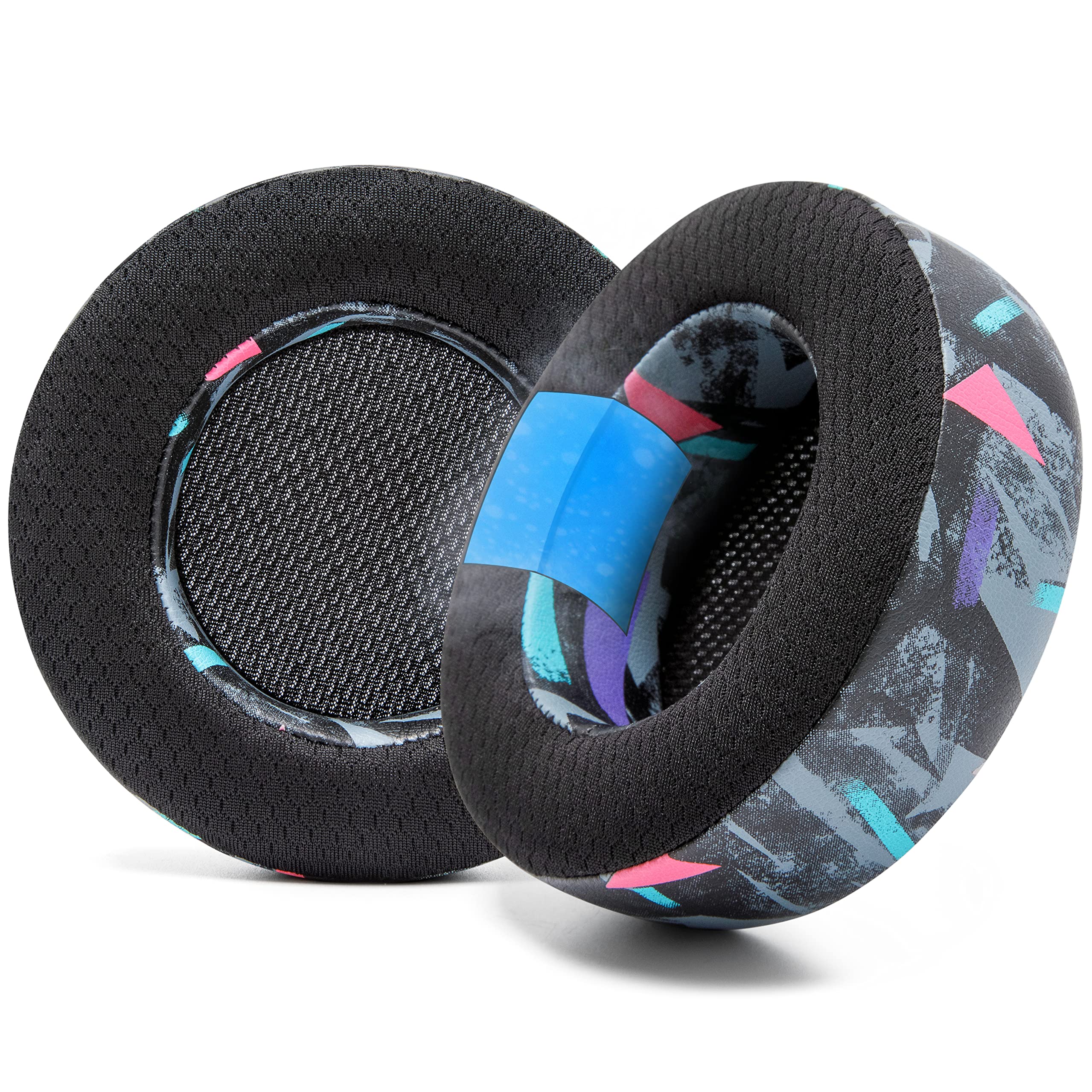 WC Freeze Virtuoso - Premium Hybrid Cooling Gel Earpads for Corsair Virtuoso Gaming Headset | Enhanced Comfort, Noise Isolation & Durability | 90s Black | Perfect for Long Gaming Sessions & Hot Climates