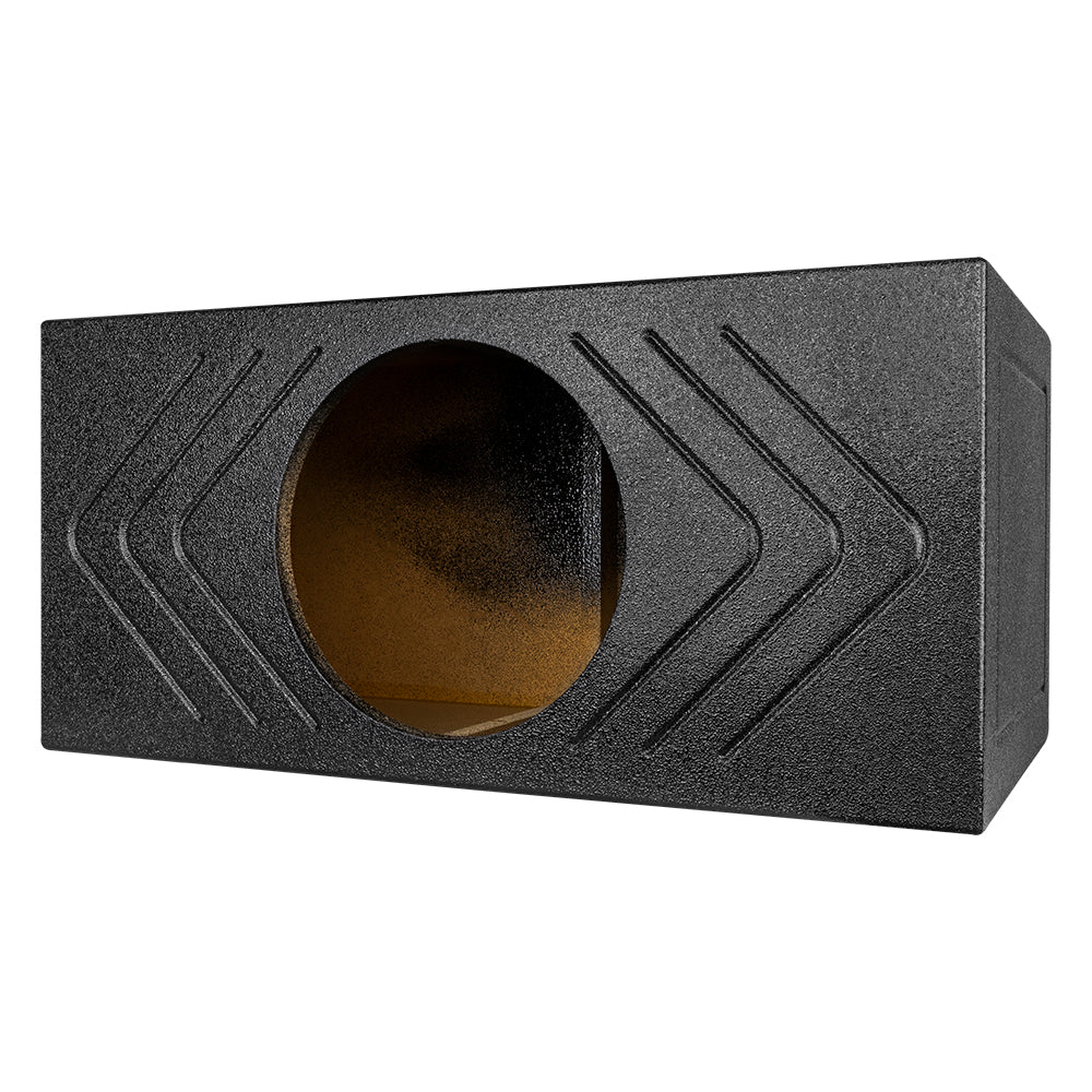 ENS 112SPB Ported Subwoofer Enclosure for 12-Inch Car Audio Subwoofers - High Performance Bass Box for Trucks, SUVs and Custom Car Audio Systems