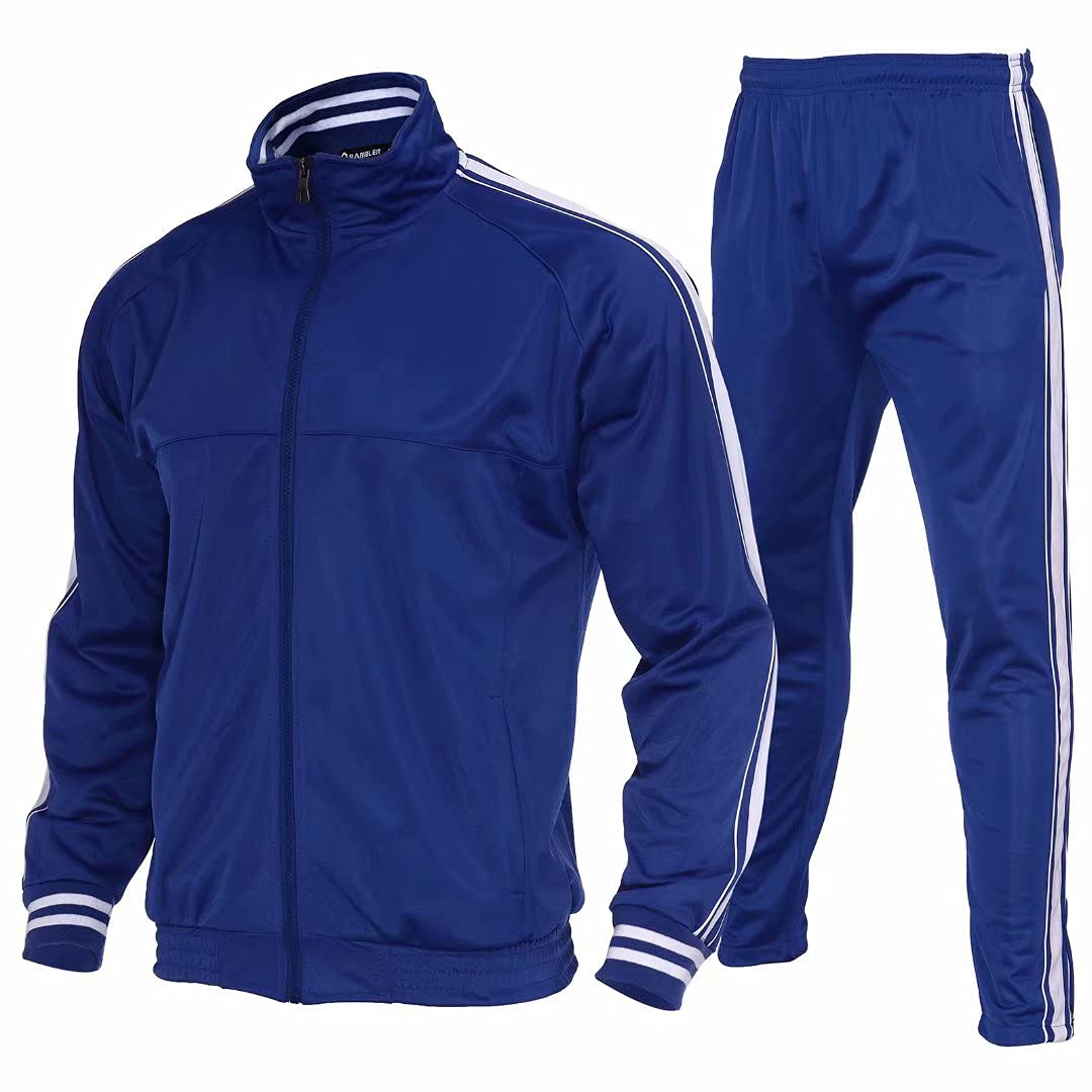 Men's Athletic Tracksuit Set - 2 Piece Casual Jogging Outfit for Running, Gym & Lounge Wear | Comfortable Sweatsuits for Men