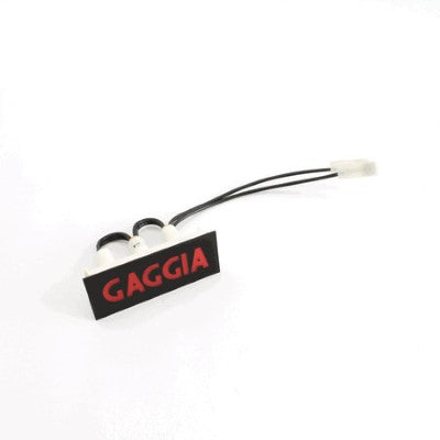 Gaggia Logo Plate with LED Illumination - Customizable for Coffee Machines - Perfect for Home Baristas & Coffee Shops