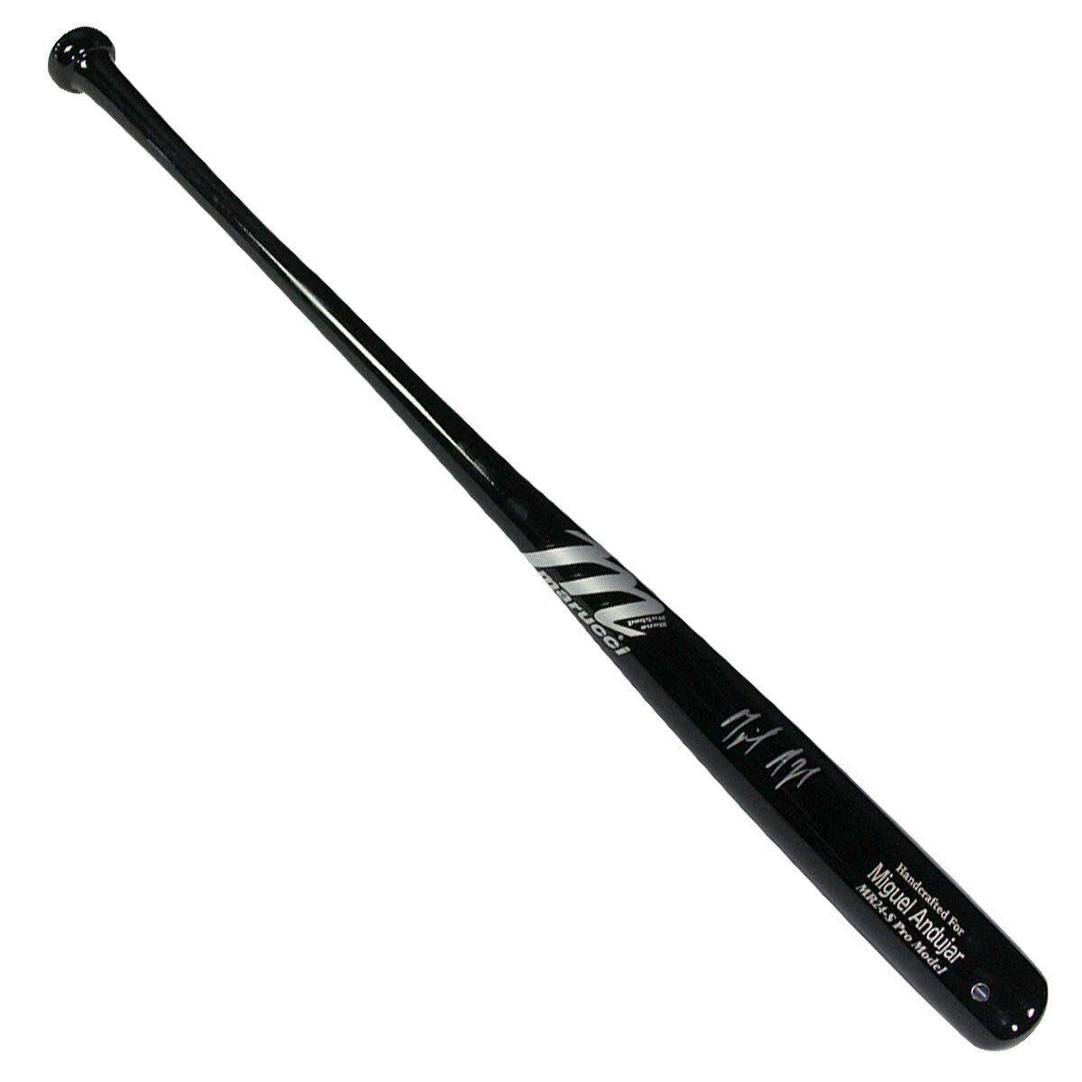 Miguel Andujar Autographed Marucci Game Bat - New York Yankees Rookie Signed Baseball Bat with COA - Perfect for MLB Collectors & Yankees Fans Display